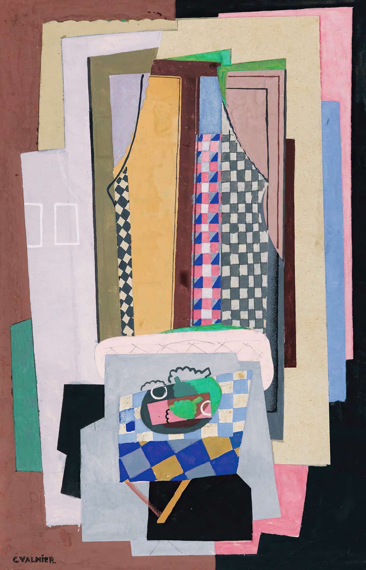 Nature Morte Devant La Fenetre by Georges Valmier Posters, Prints, & Visual Artwork