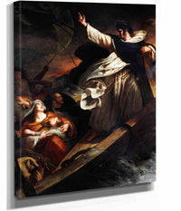 Saint Thomas Aquinas Preaching Trust In God During The Storm by Ary Scheffer
