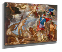 The Battle Between The Gods And The Giants by Joachim Wtewael