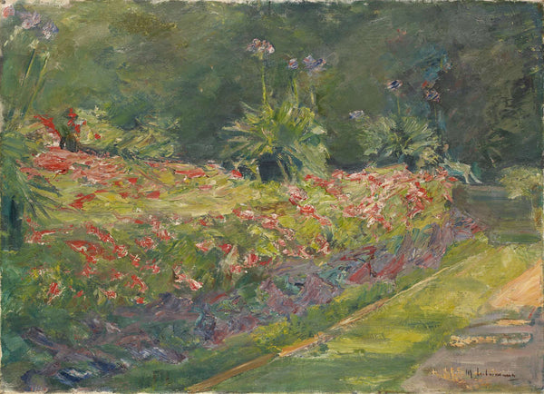 The Garden At The Wannsee In Berlin by Max Liebermann