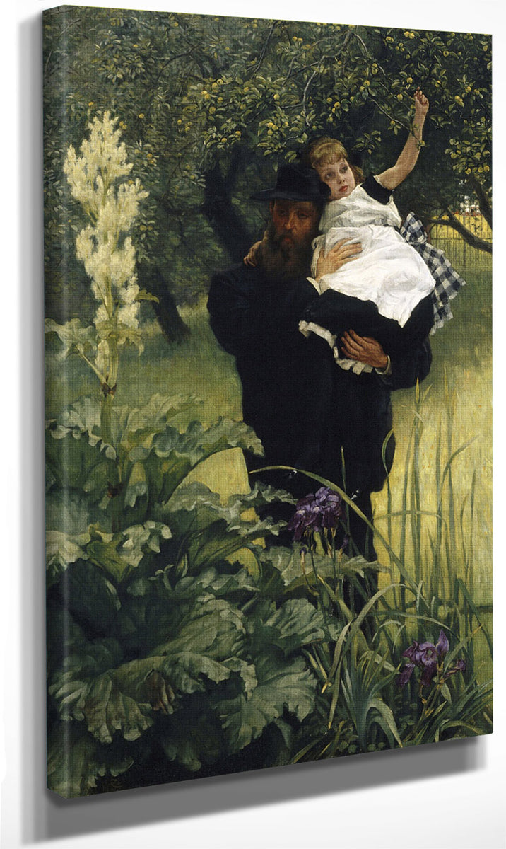 The Widower By James Tissot Print Canvas Art Framed Print