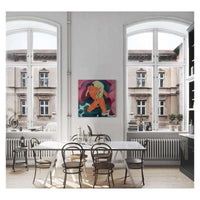 Young Boy With A Lamb The Good Shepherd by Franz Marc