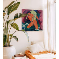 Young Boy With A Lamb The Good Shepherd by Franz Marc