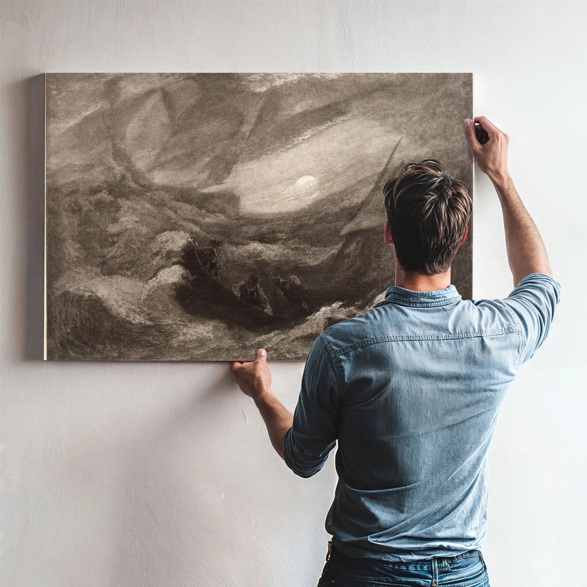 The Flying Dutchman By Albert Pinkhamryder Fine Art Print