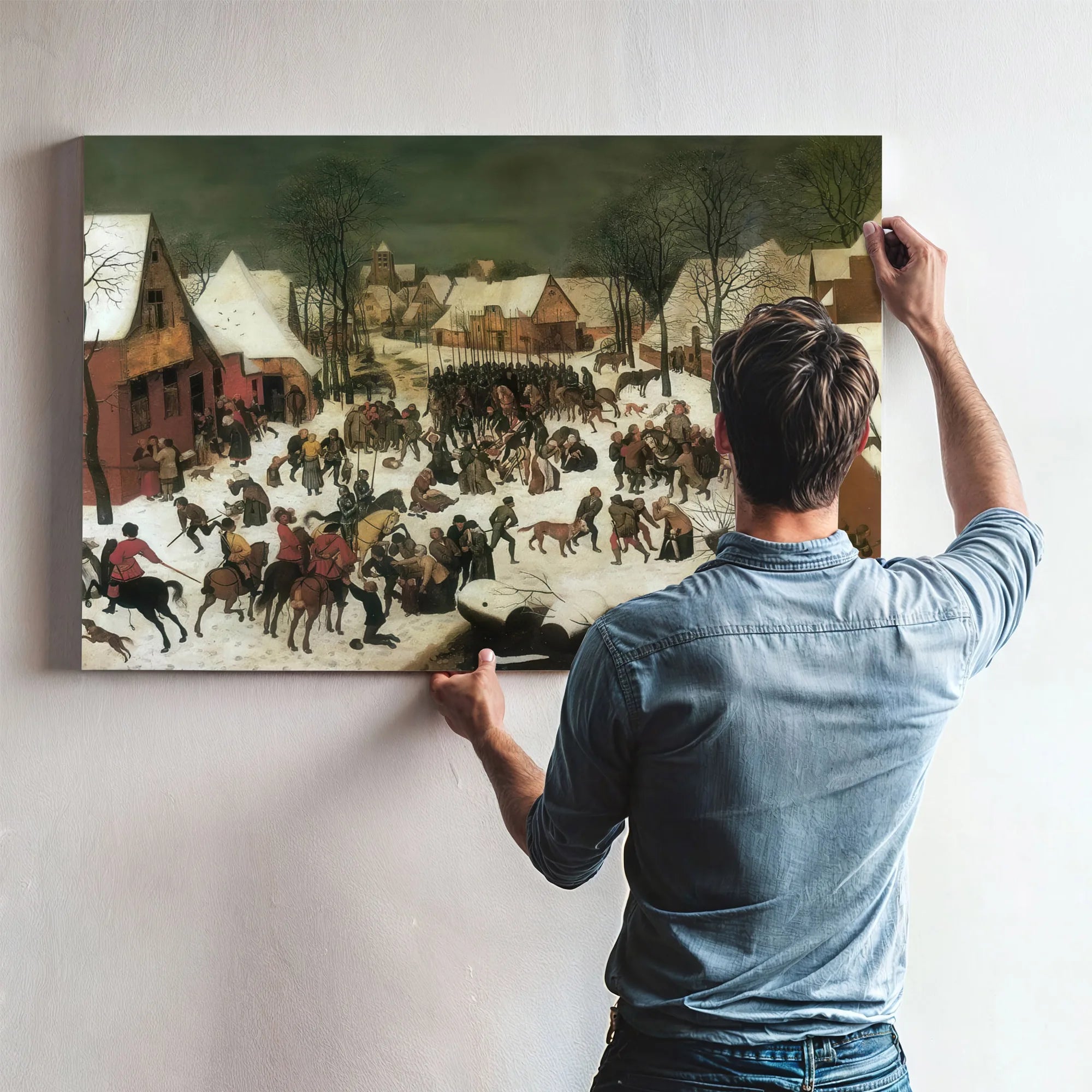 The Massacre Of The Innocents By Pieter Bruegel Fine Art Print