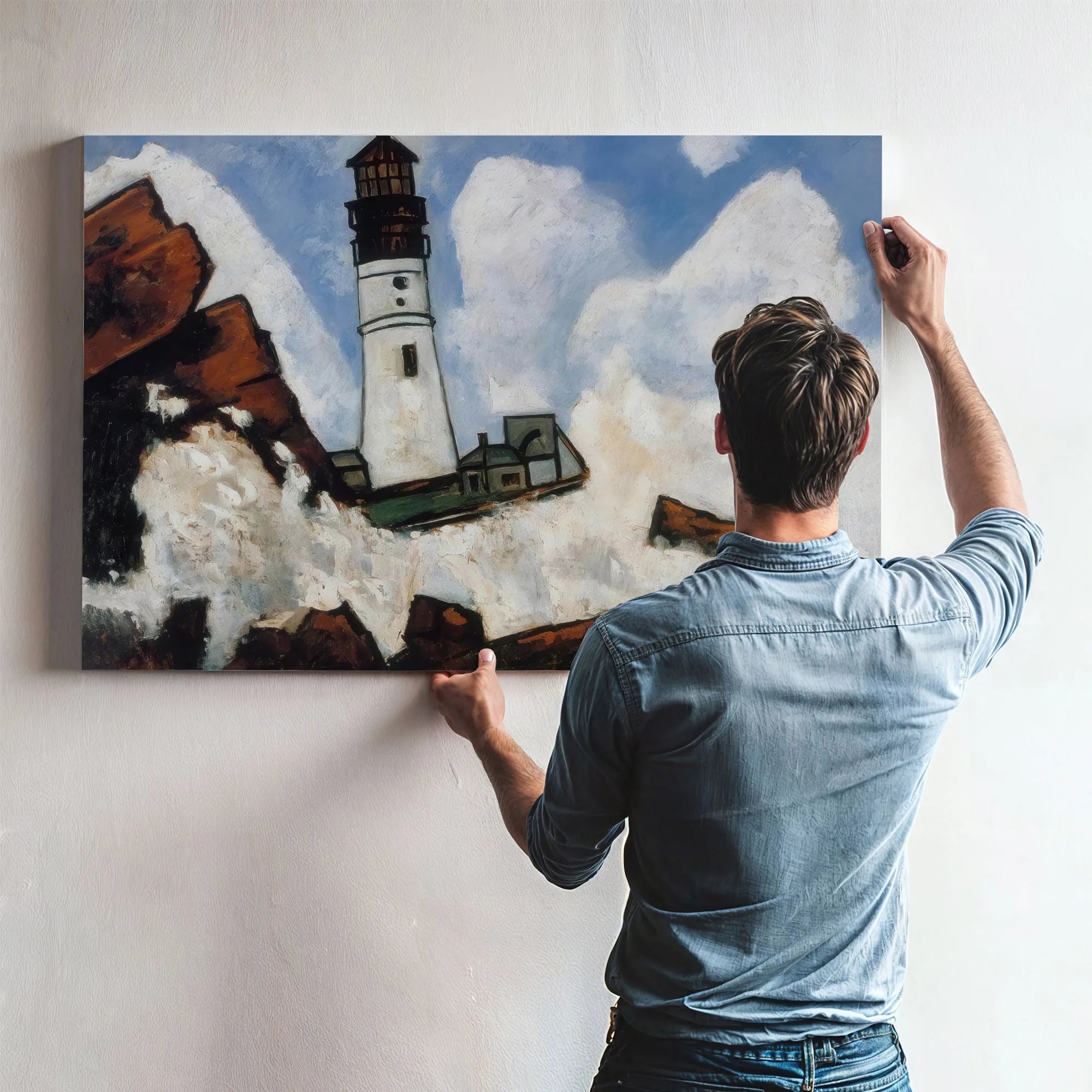 The Lighthouse By Marsden Hartley Fine Art Print
