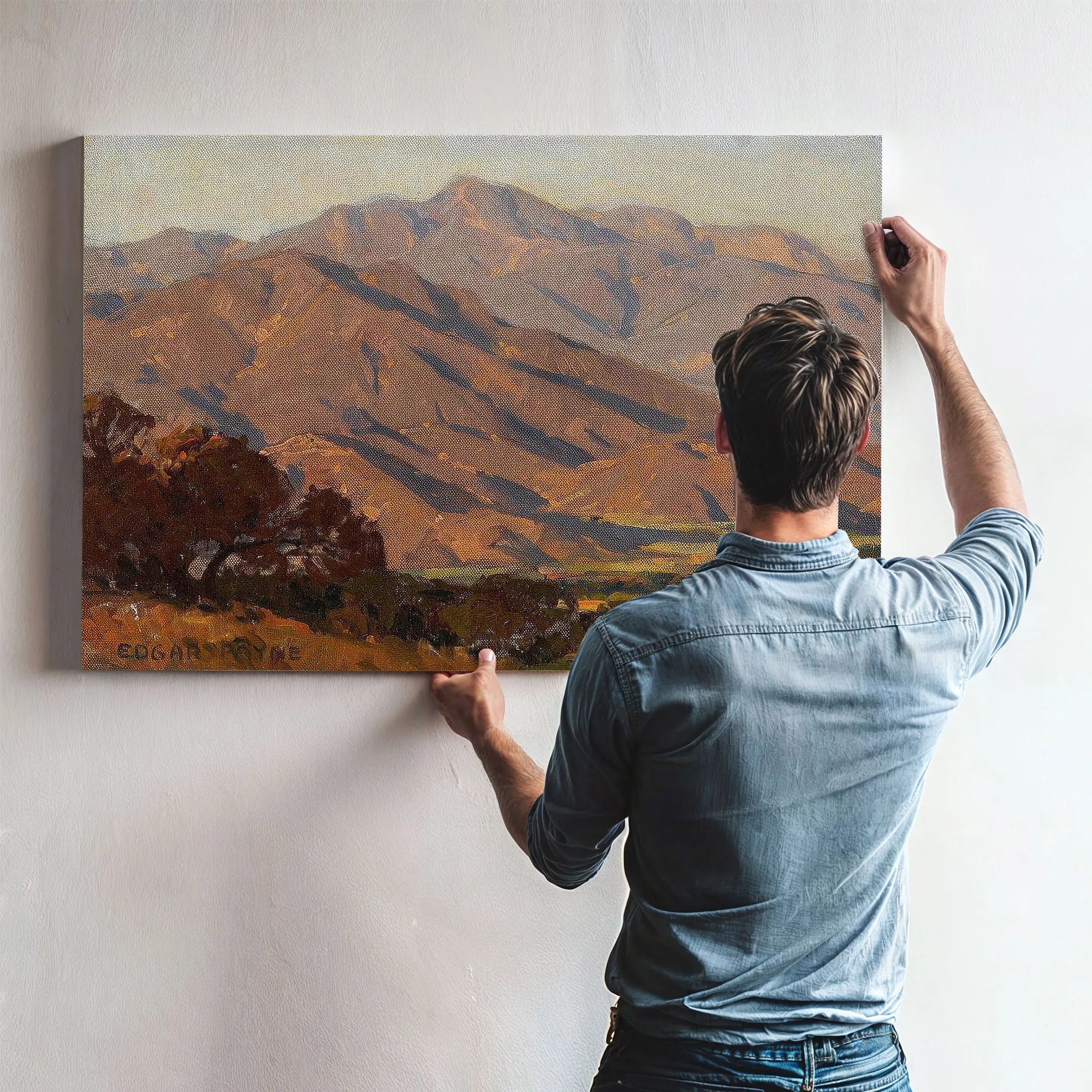 California Hills By Edgar Payne Fine Art Print