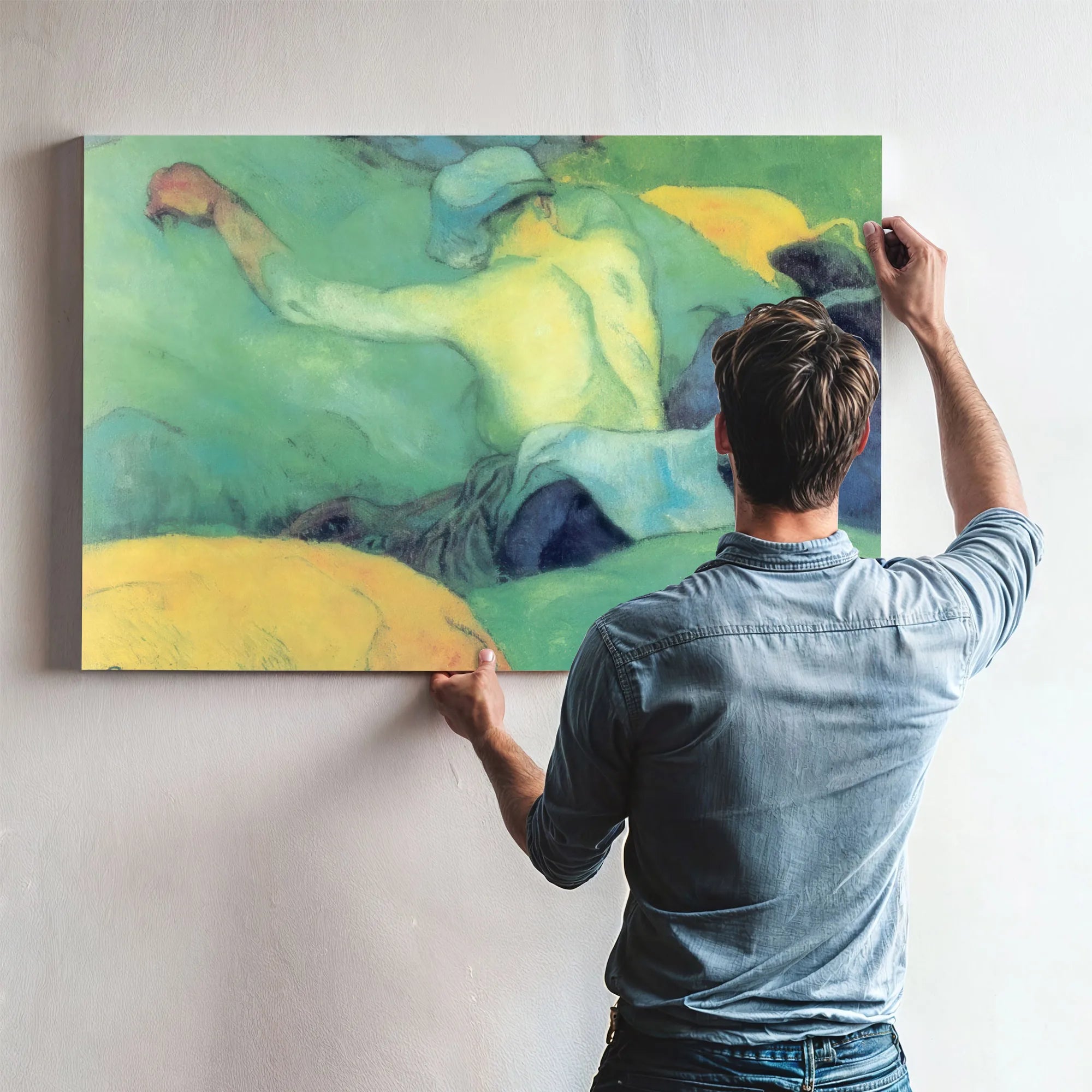 In The Hay (A Hot Summer Day) By Paul Gauguin Fine Art Print