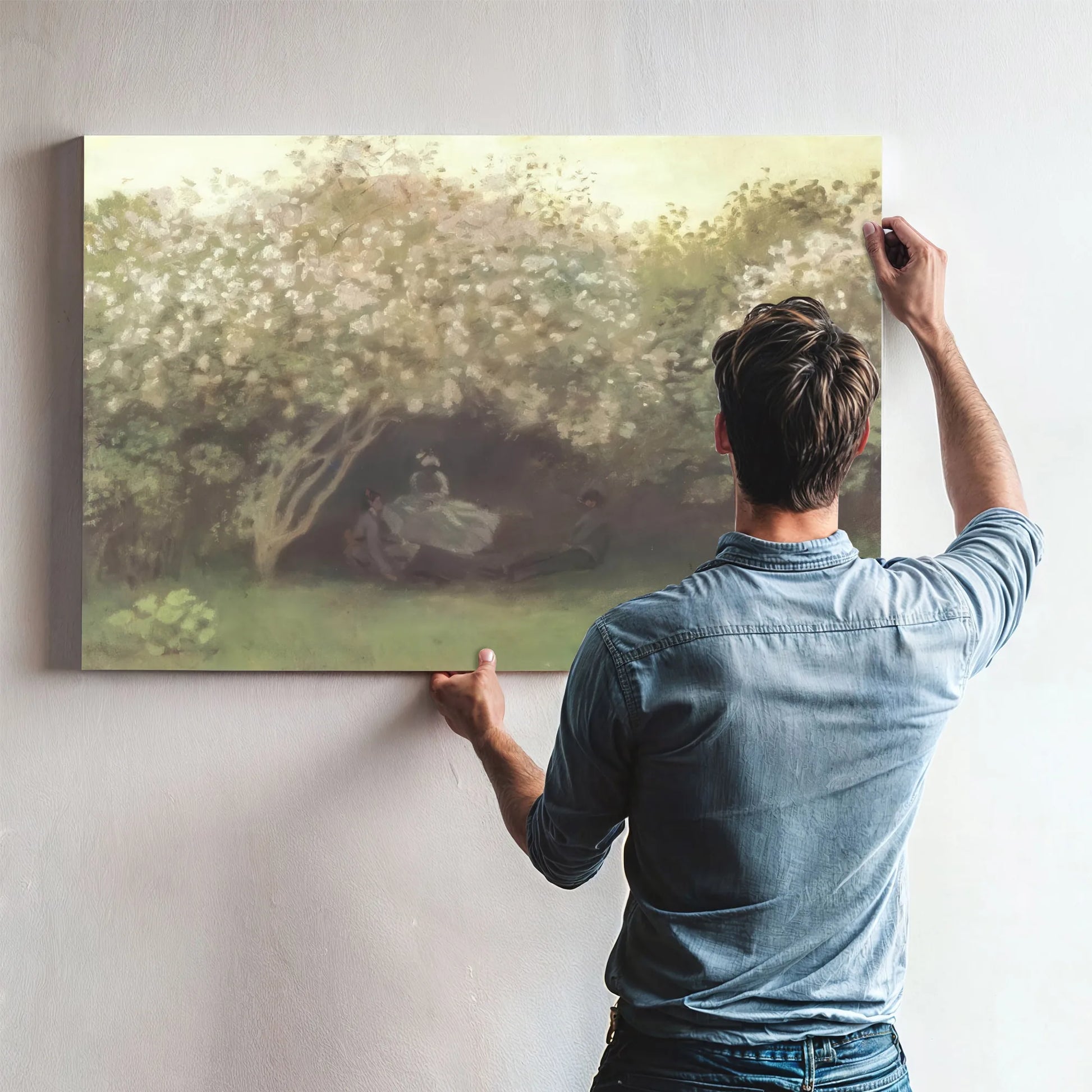 Lilacs Gray Weather By Claude Monet Fine Art Print