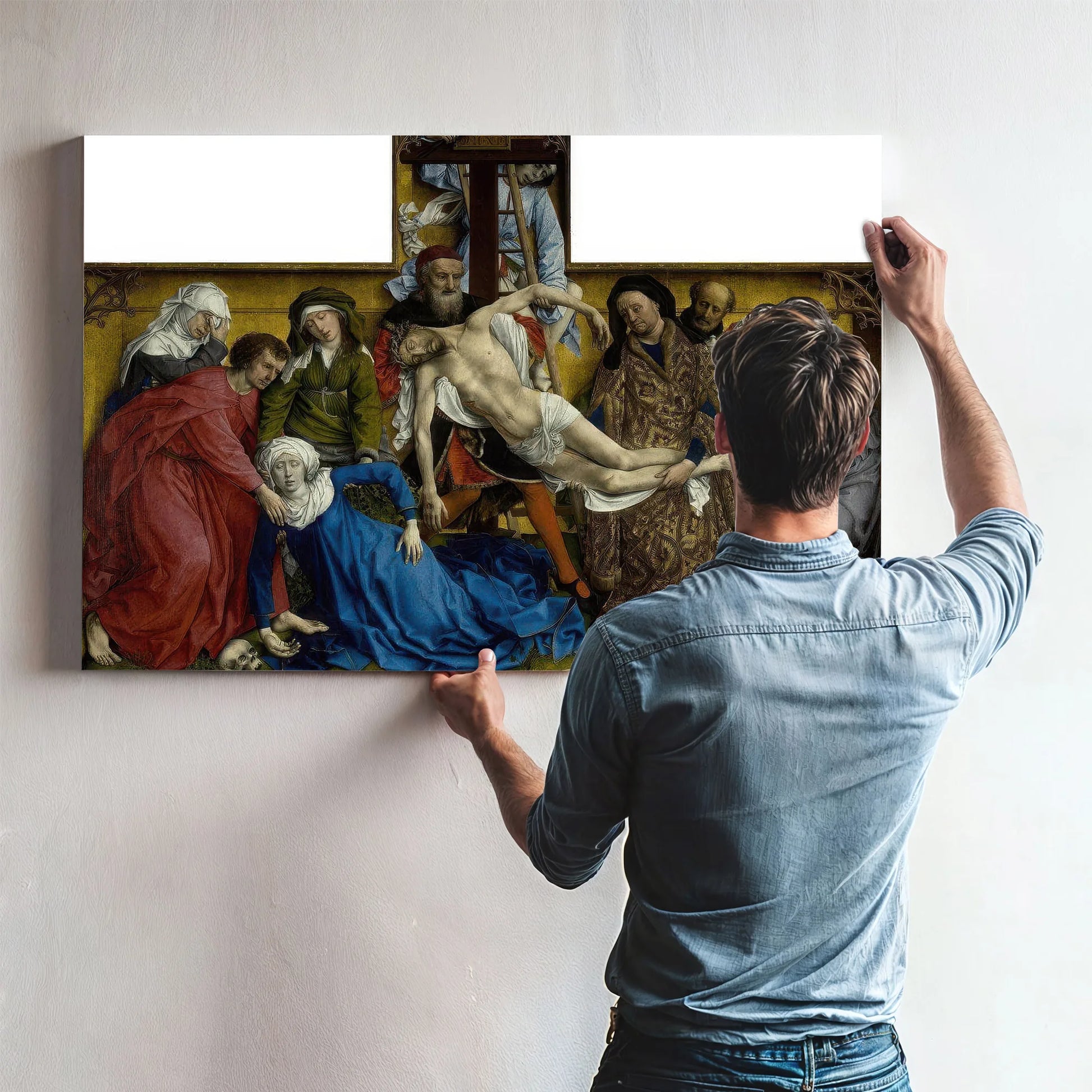 The Descent From The Cross 1438 By Rogier Van Der Weyden Fine Art Print