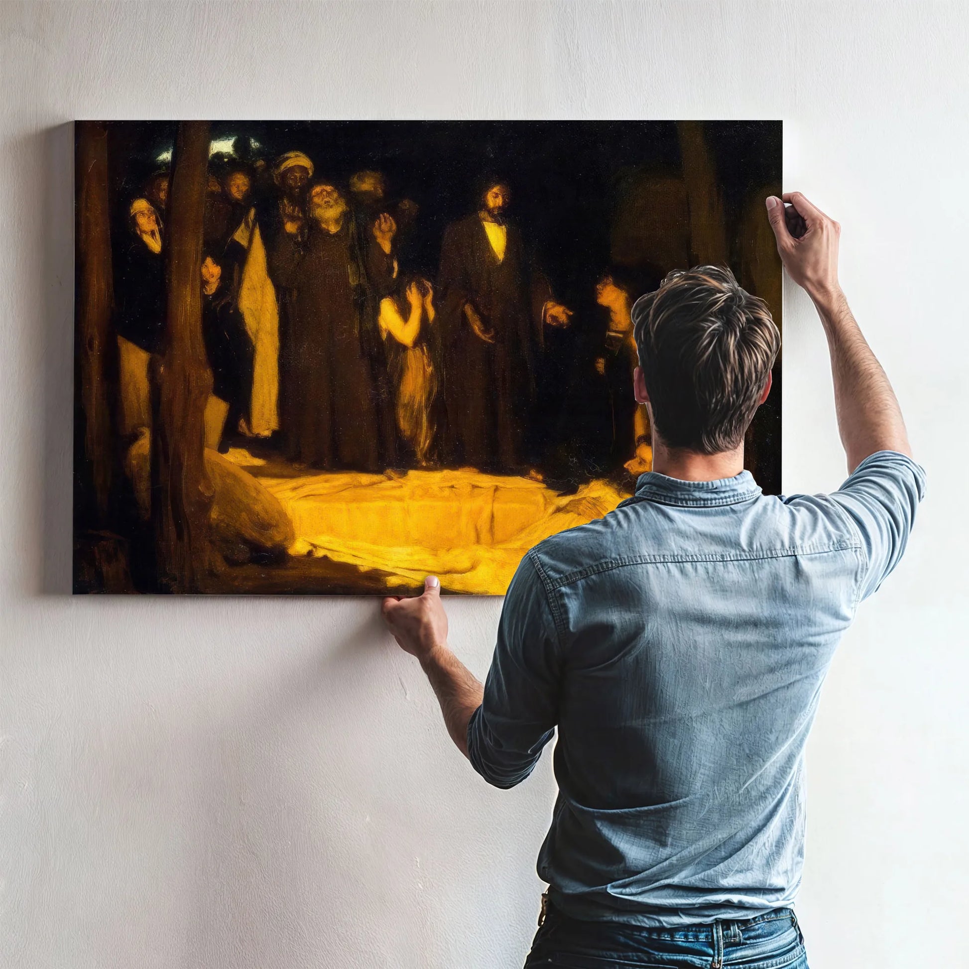 The Resurrection Of Lazarus By Henry Ossawa Tanner Fine Art Print
