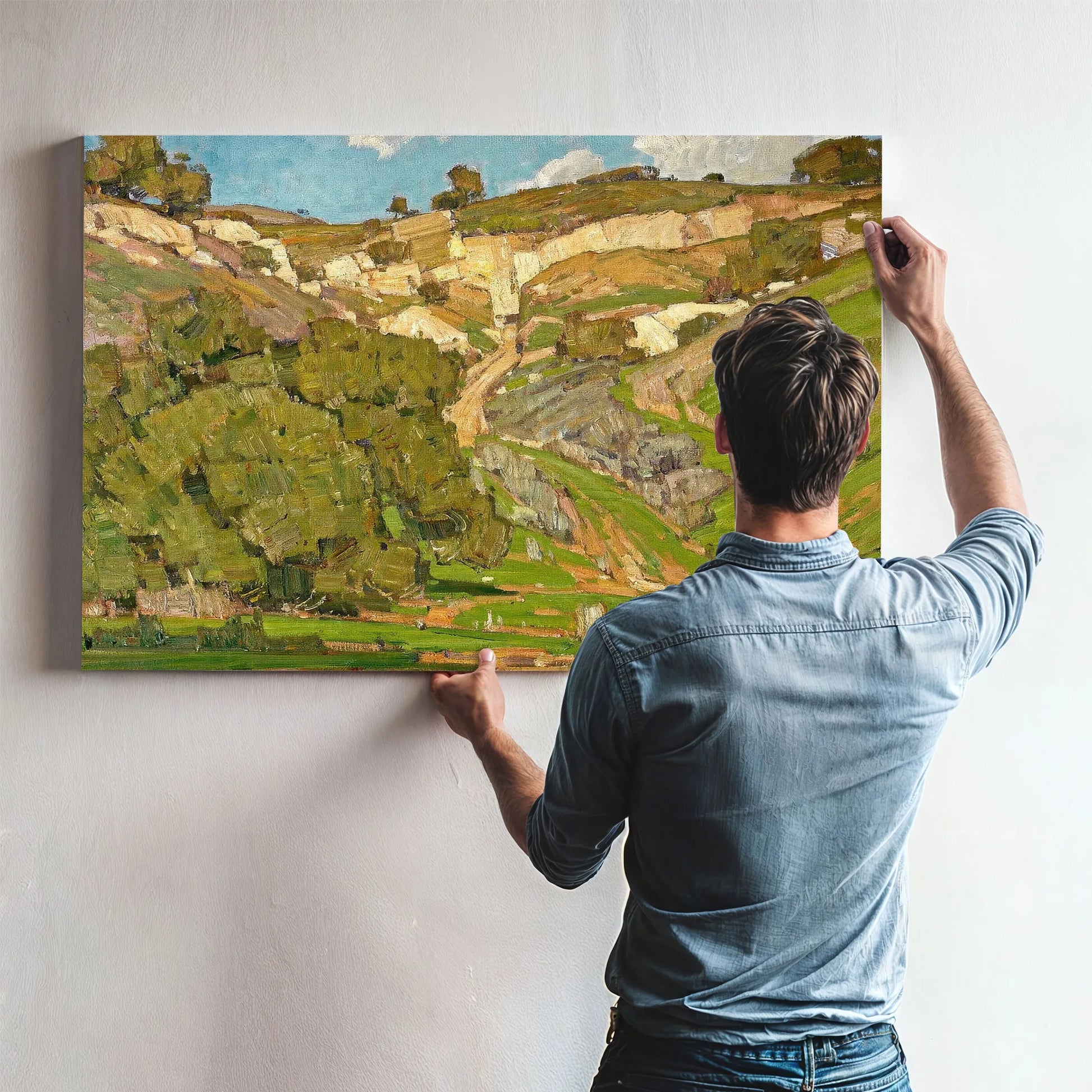 Upward Trail By William Wendt Fine Art Print