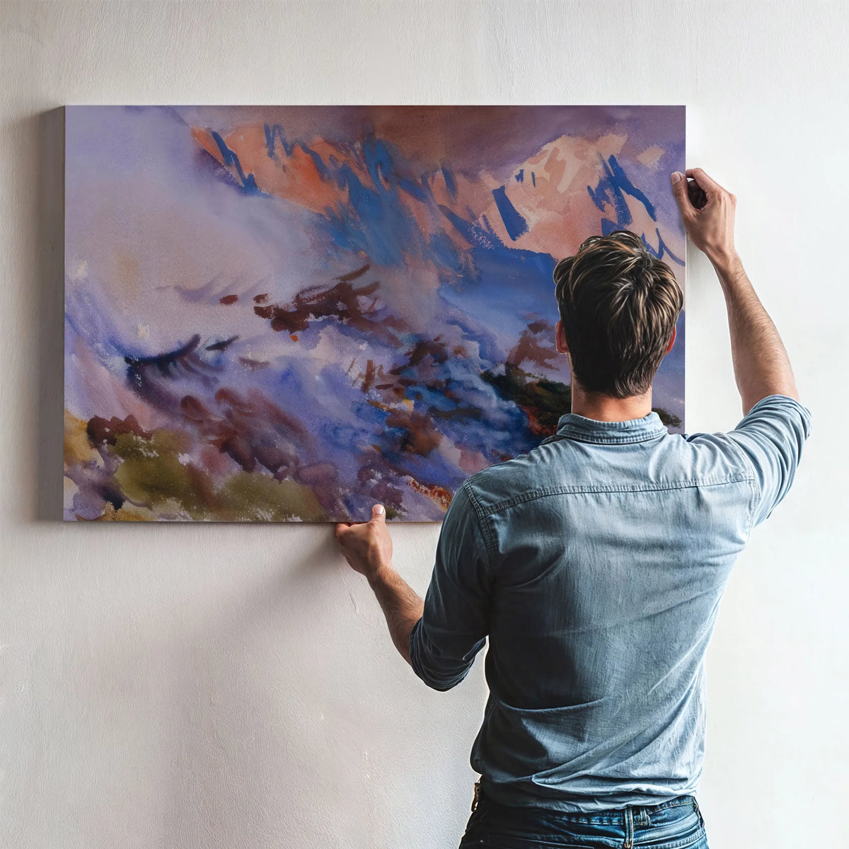 Mountain Fire By John Singer Sargent Fine Art Print