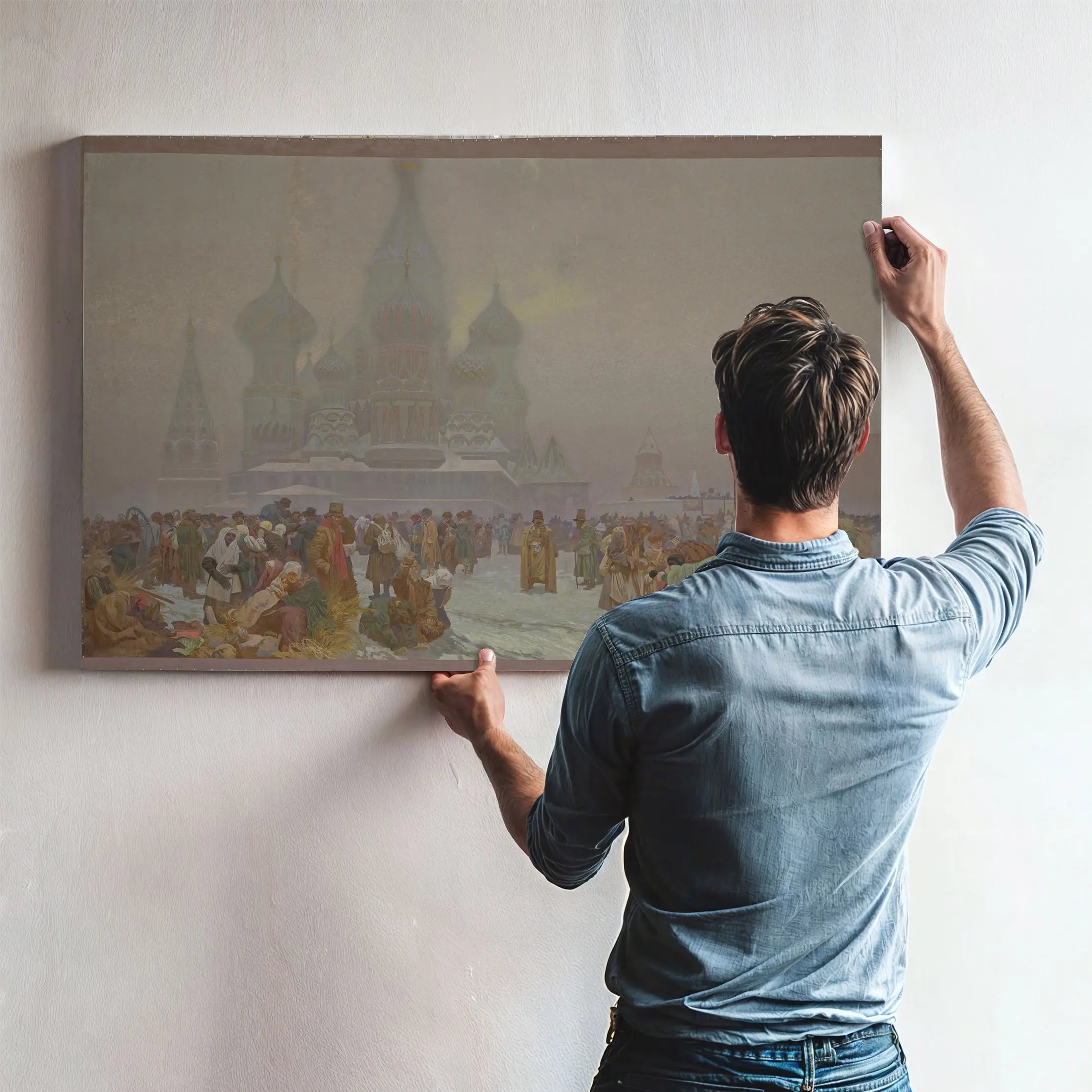The Abolition Of Serfdom In Russia by Alphonse Mucha