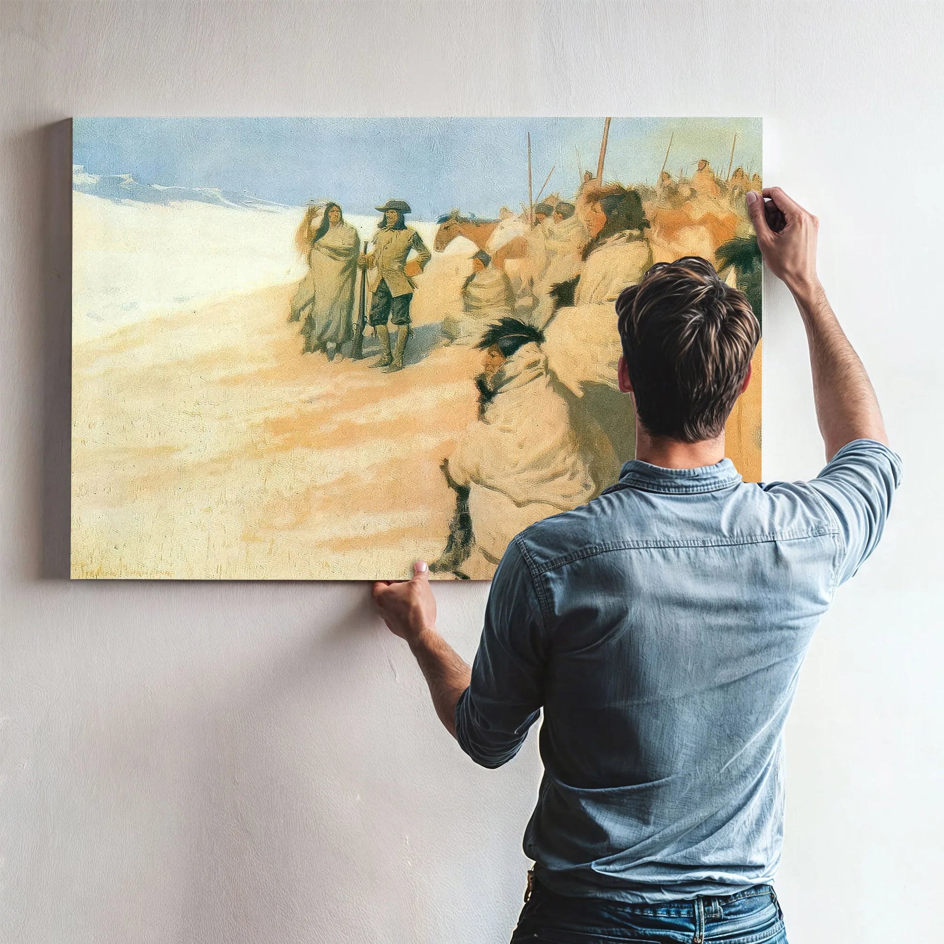 La Verendrye By Frederic Remington Fine Art Print