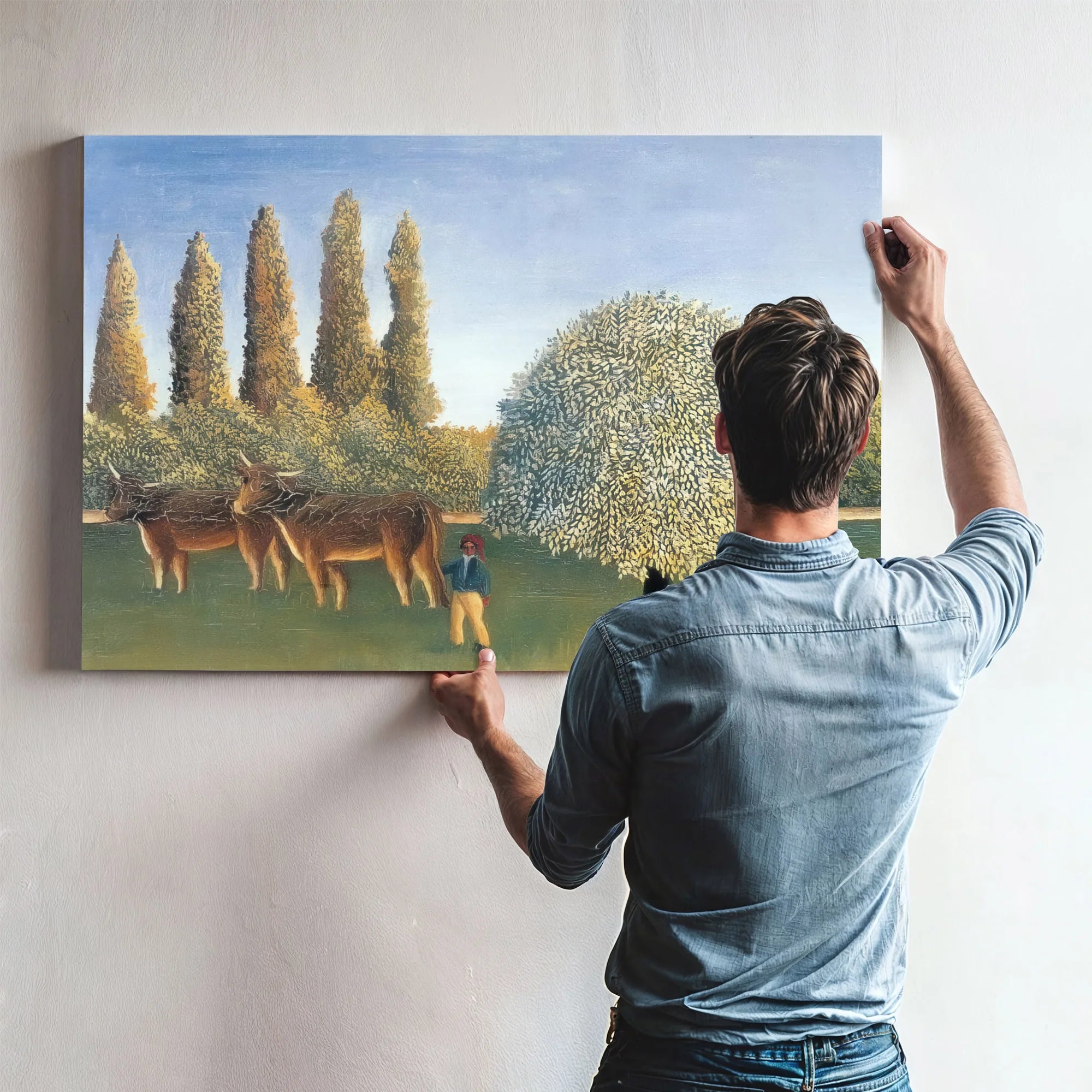The Pasture 1910 By Henri Rousseau Fine Art Print