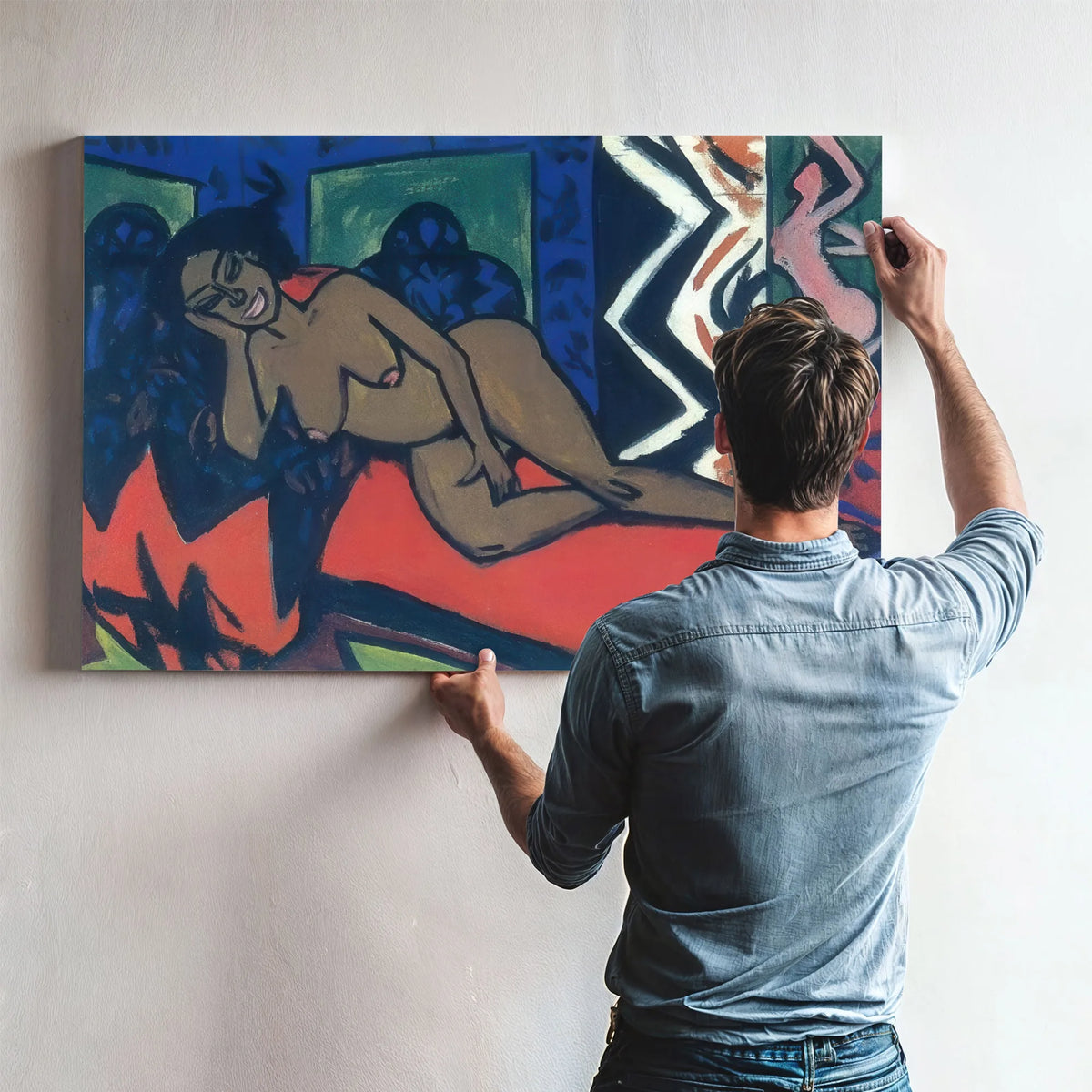 Milly Sleeping By Ernst Ludwig Kirchner Fine Art Print