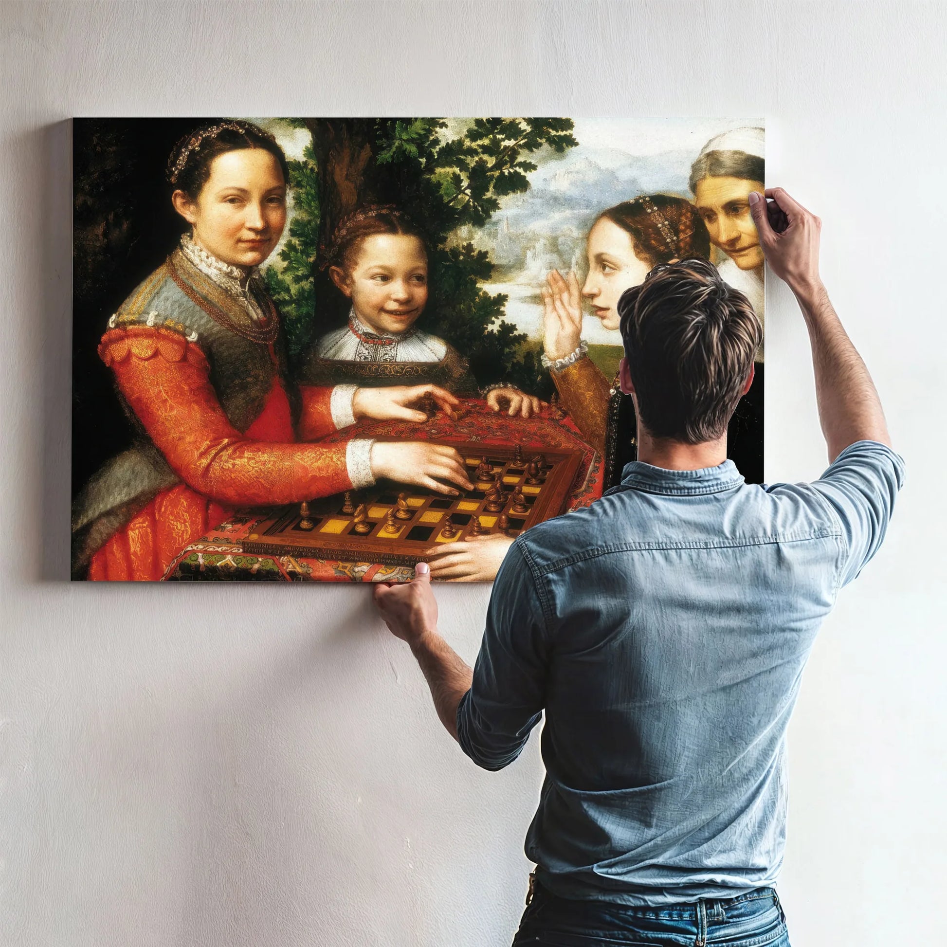 The Chess Game 1555 By Sofonisba Anguissola Fine Art Print