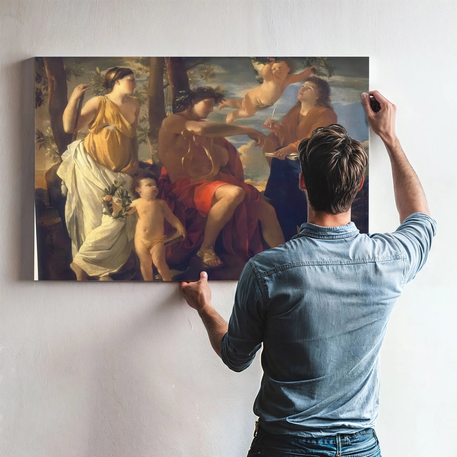 The Inspiration Of The Poet By Nicholas Poussin Fine Art Print
