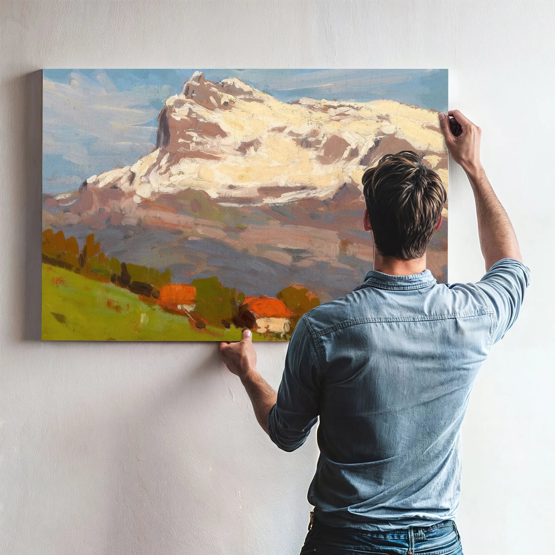 Saint Gervais, France By Edgar Payne Fine Art Print