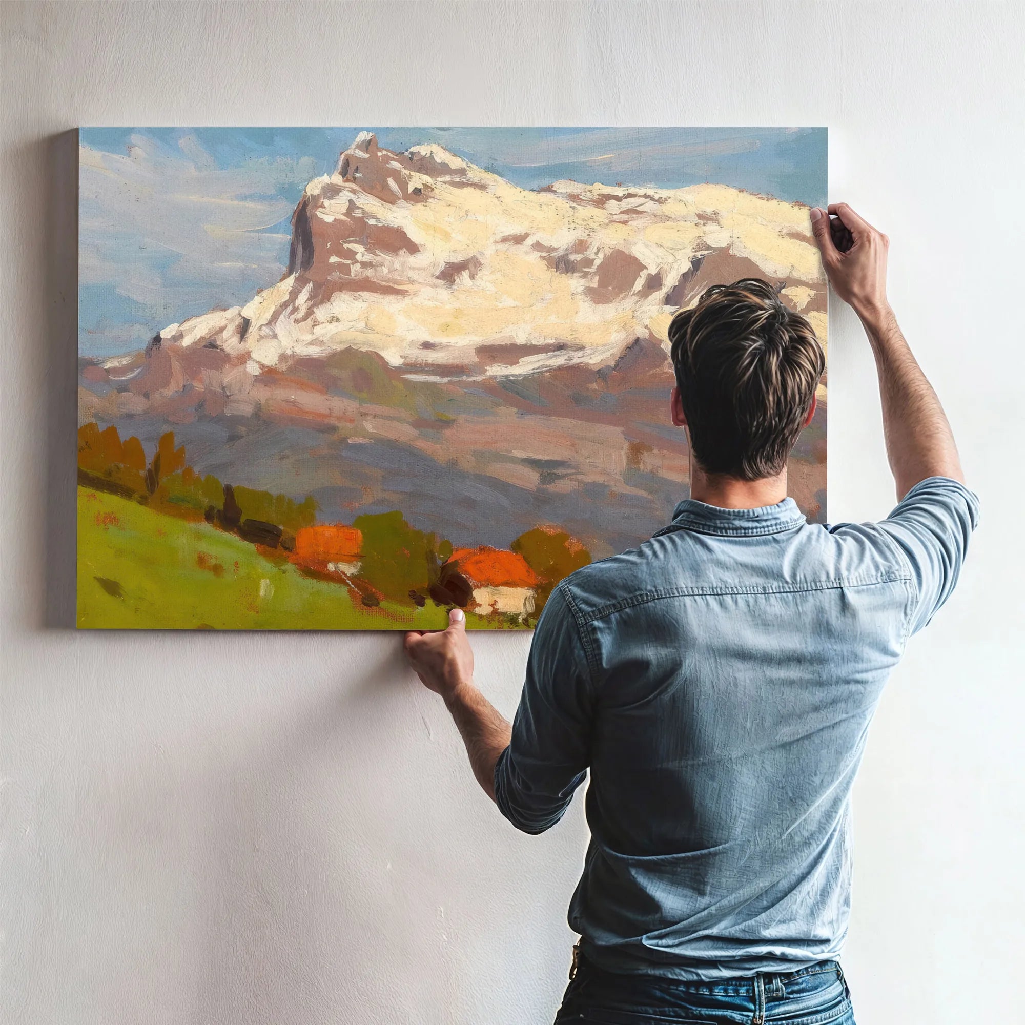 Saint Gervais, France By Edgar Payne Fine Art Print