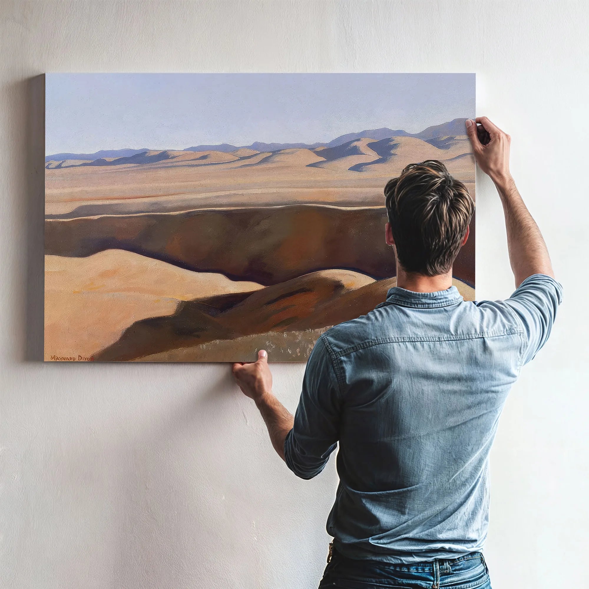 Deserted Sheep Range By Maynard Dixon Fine Art Print