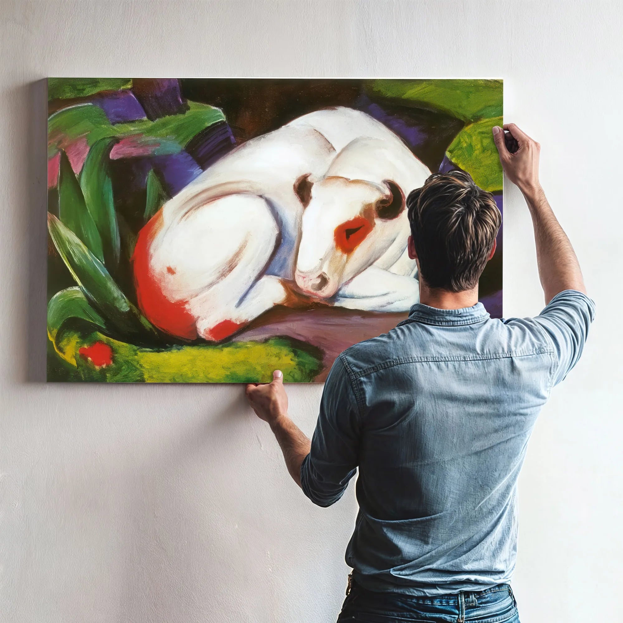 The Steer By Franz Marc Fine Art Print