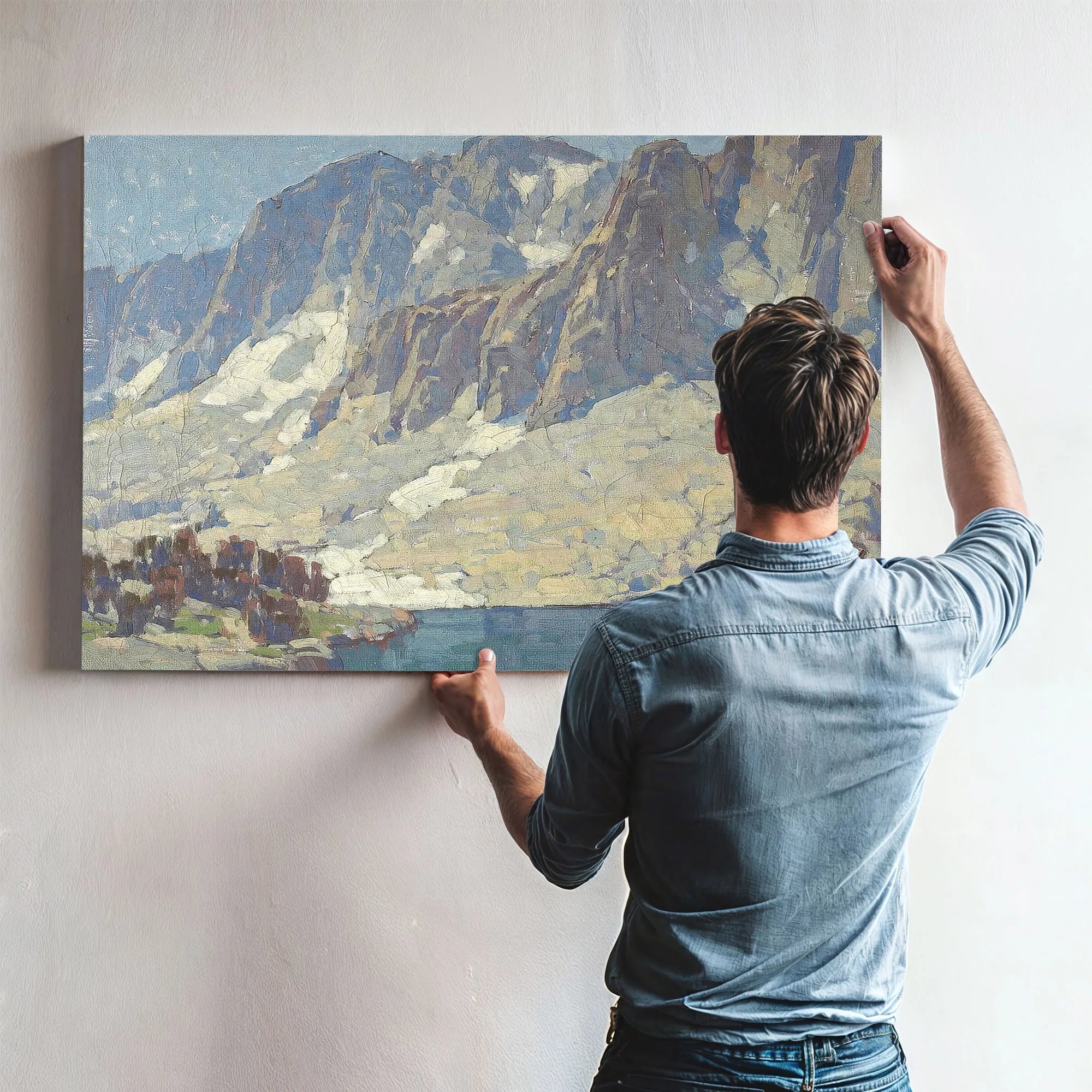 Sierra Slopes (Heart Lake) By Edgar Payne Fine Art Print