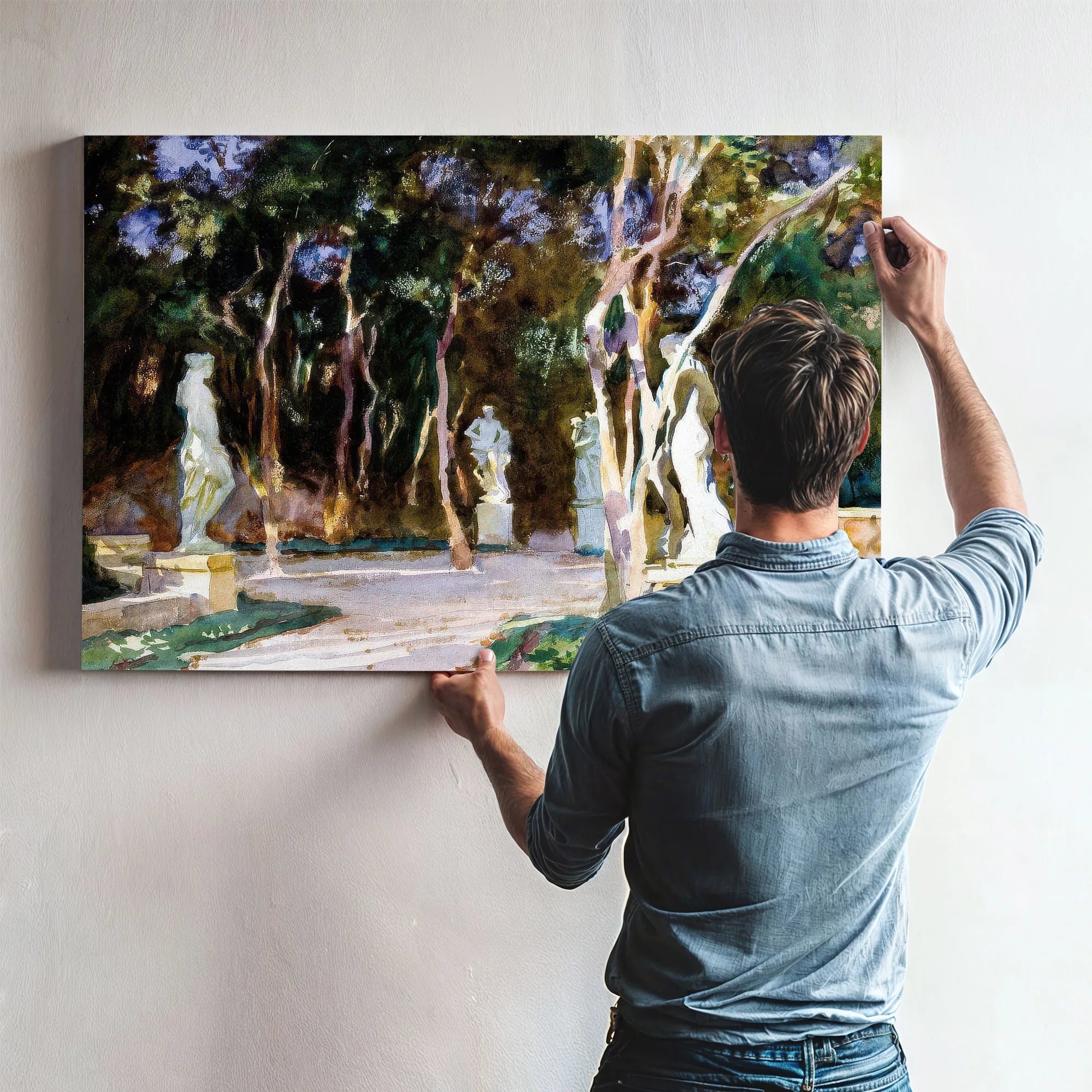 Shady Paths, Vizcaya By John Singer Sargent Fine Art Print