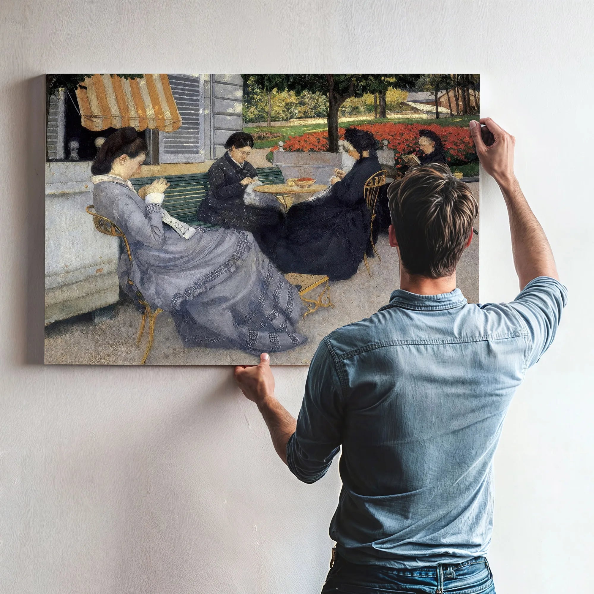 Portraits In The Countryside By Gustave Caillebotte Fine Art Print