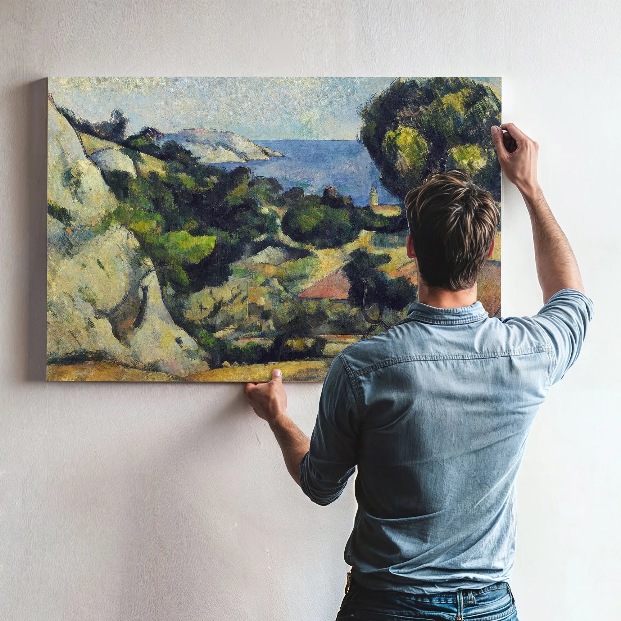 Lestaque By Paul Cezanne Fine Art Print