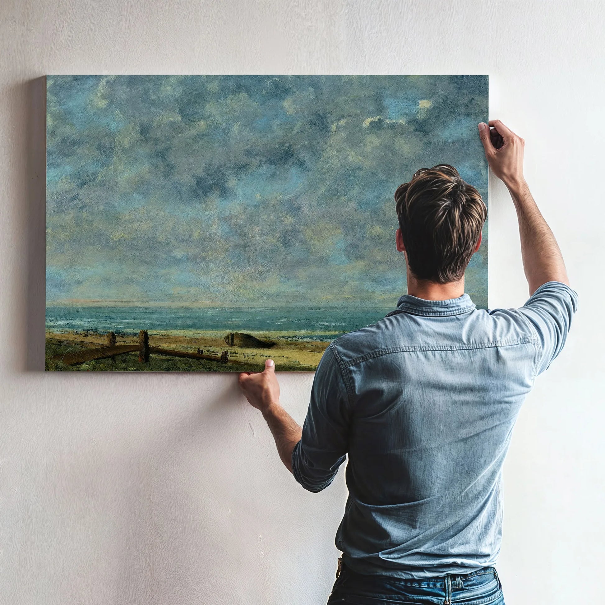 The Sea 1 By Jean Desire Gustave Courbet Fine Art Print