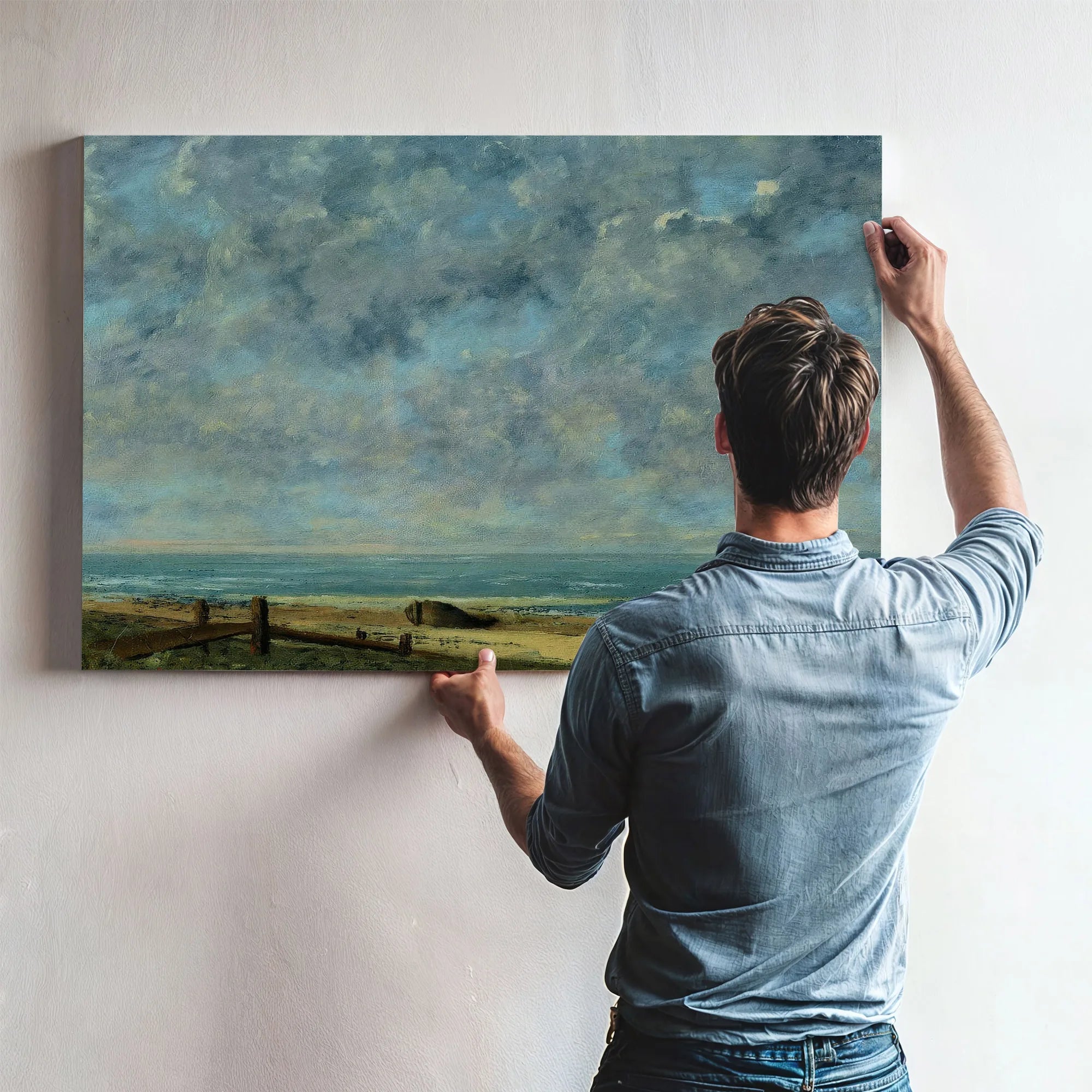 The Sea 1 By Jean Desire Gustave Courbet Fine Art Print