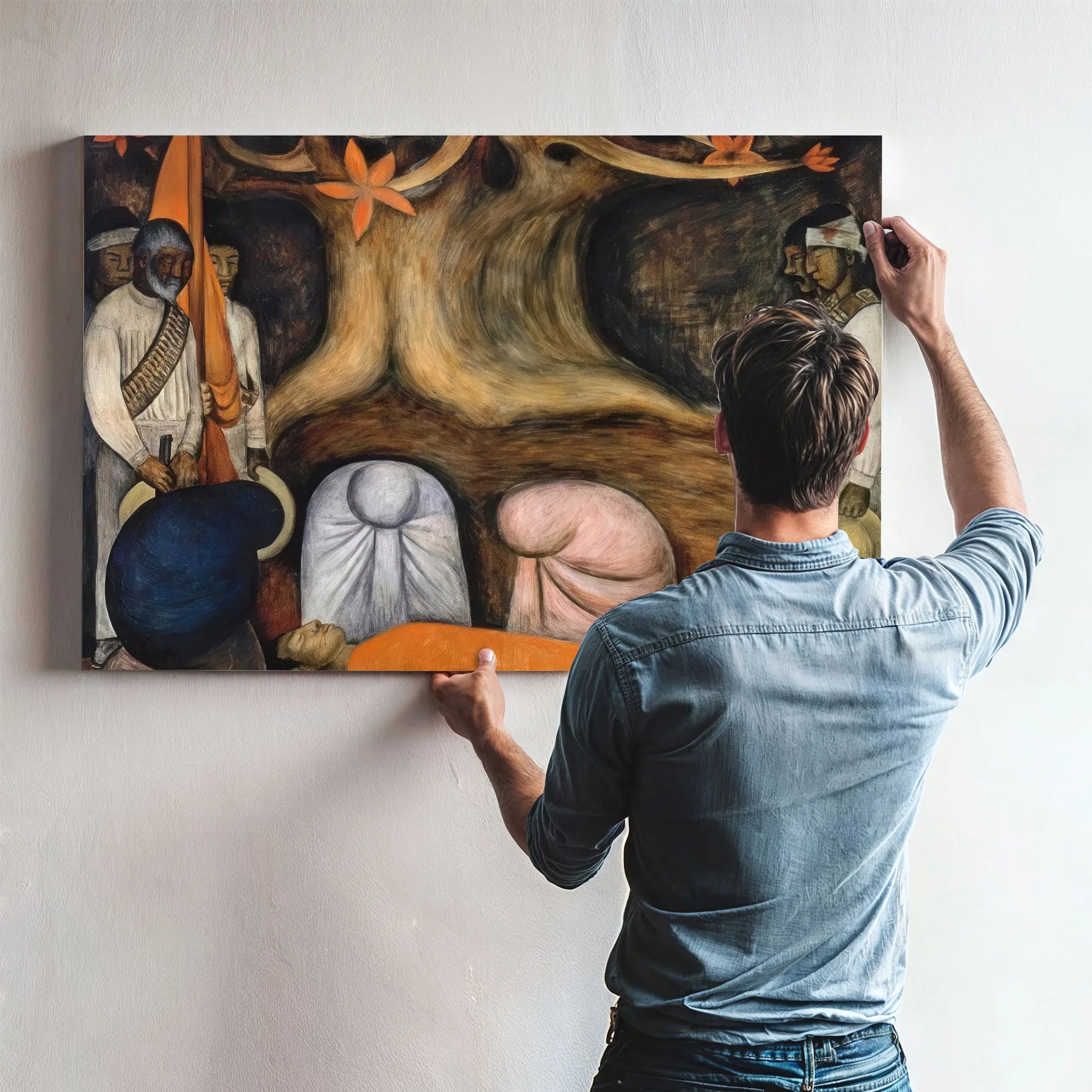 Revolution Germination The Flowering Of The Revolution By Diego Rivera Fine Art Print