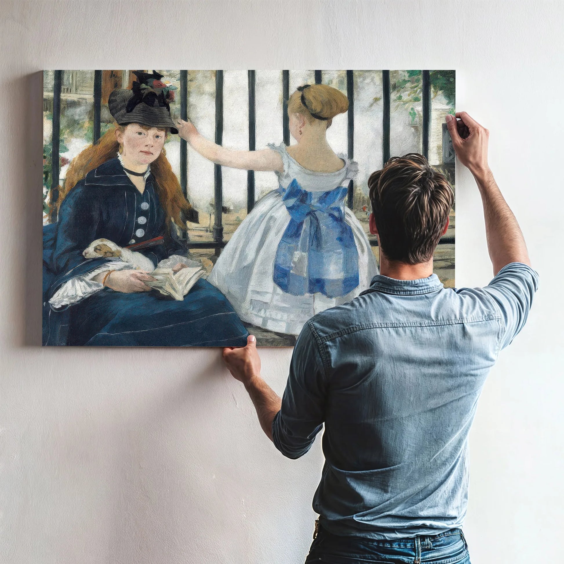 The Railway 1873 By Edouard Manet Fine Art Print