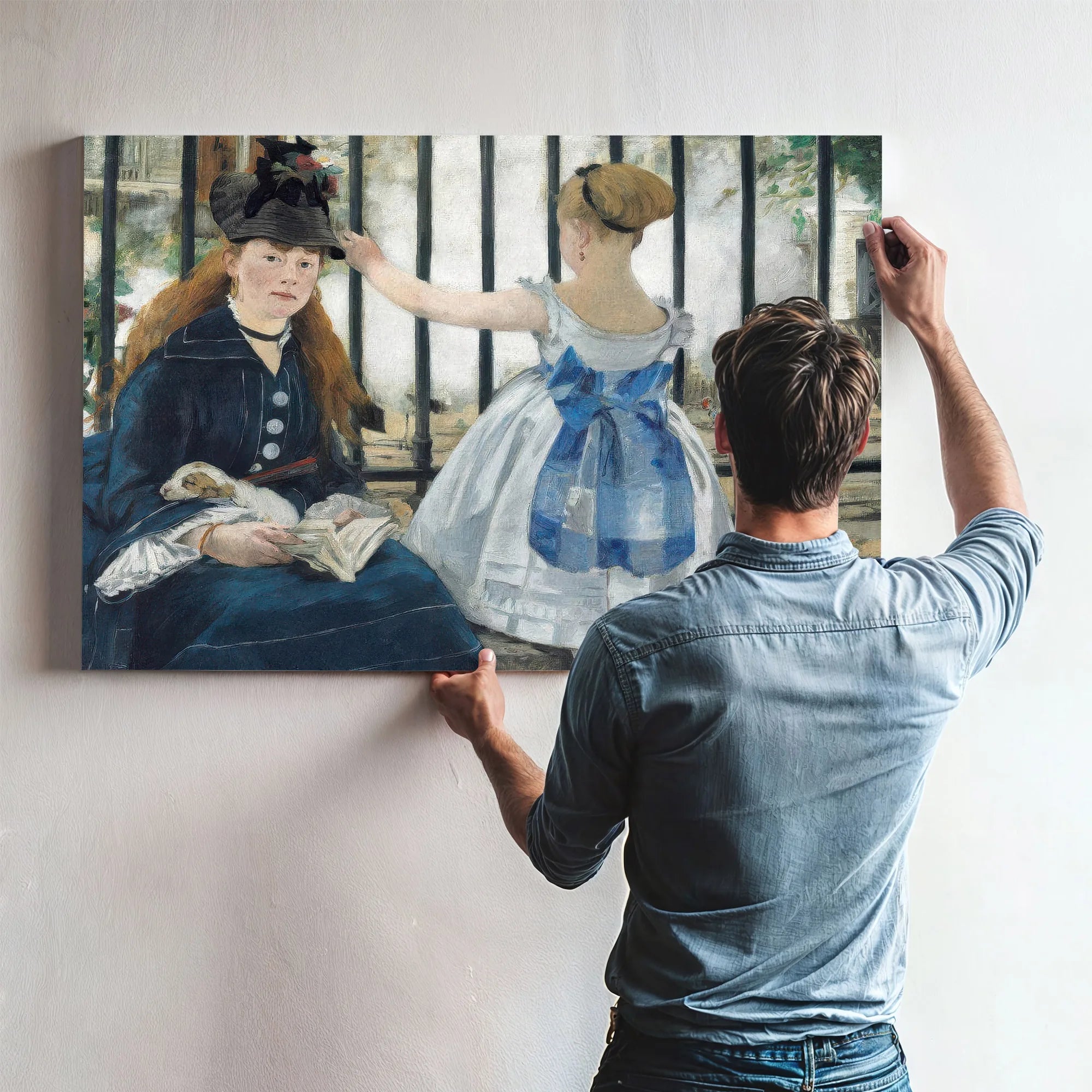 The Railway 1873 By Edouard Manet Fine Art Print