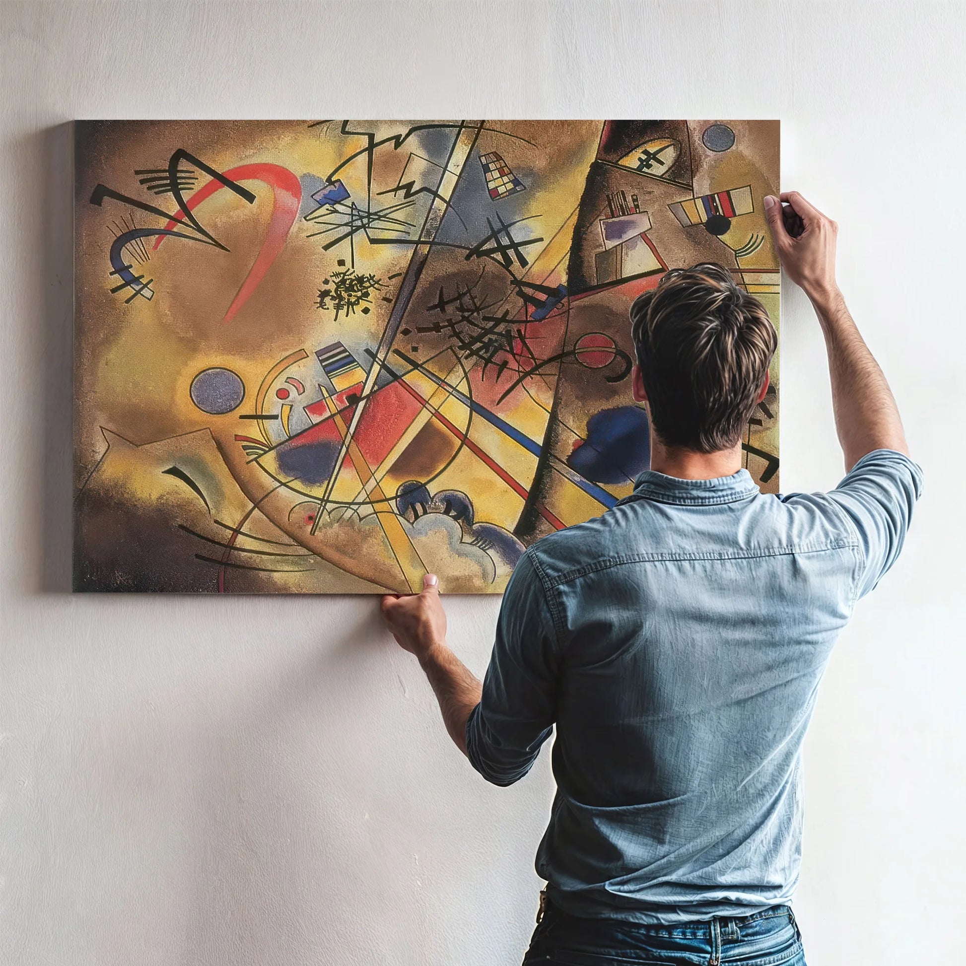 Small Dream In Red 1925 By Wassily Kandinsky Fine Art Print