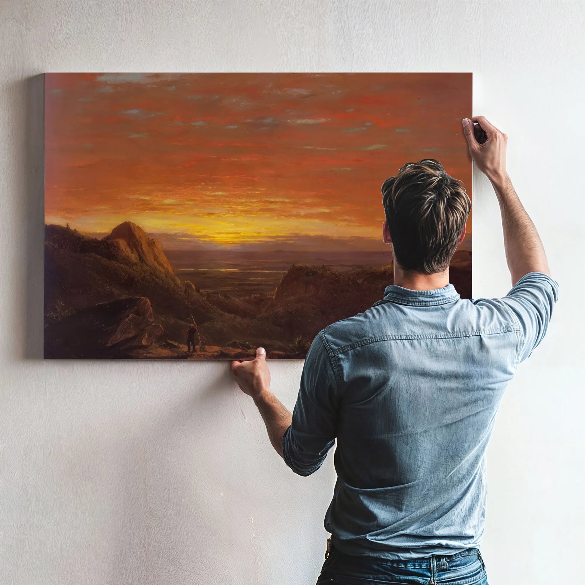 Morning 1848 By Frederic Edwin Church Fine Art Print