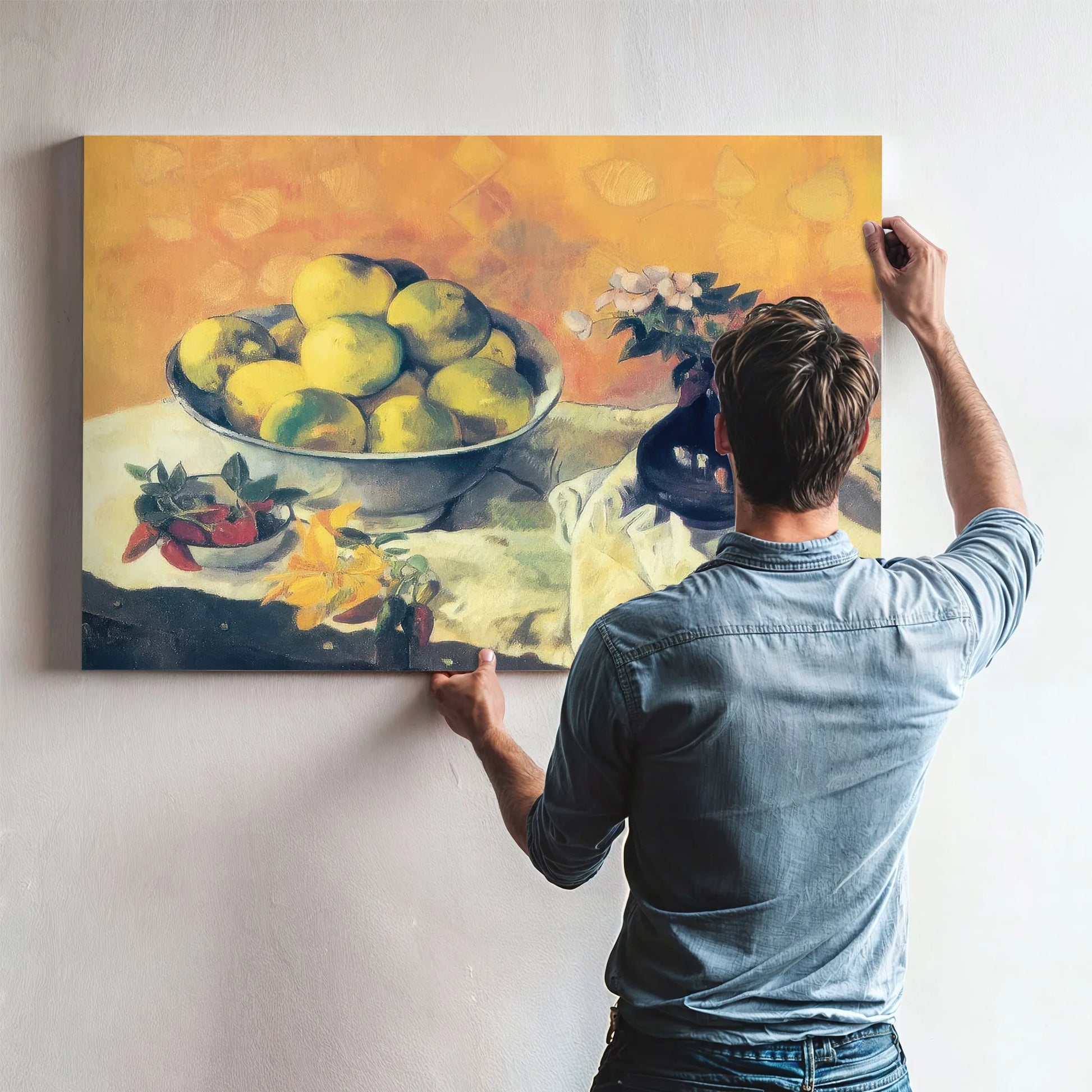 Still Life With Grapefruits By Paul Gauguin Fine Art Print