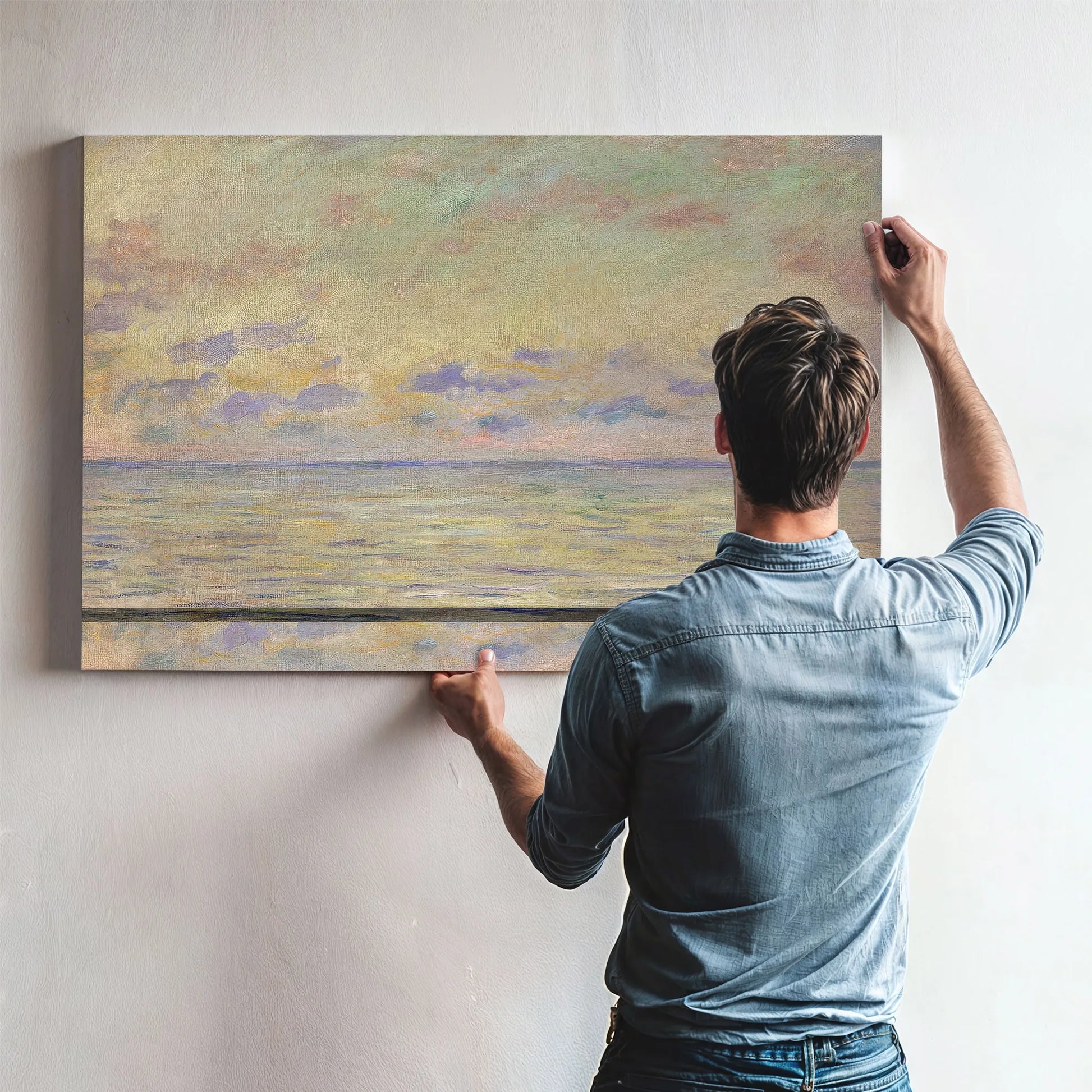 Marine At Etretat By Claude Monet Fine Art Print