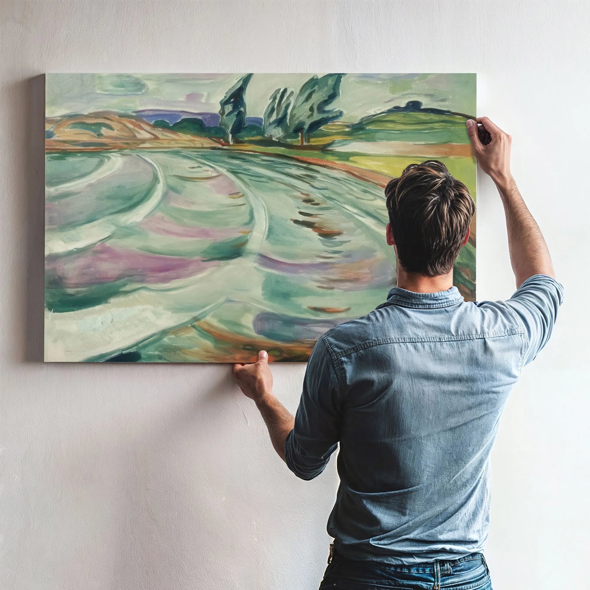 The Wave 1921 By Edvard Munch Fine Art Print