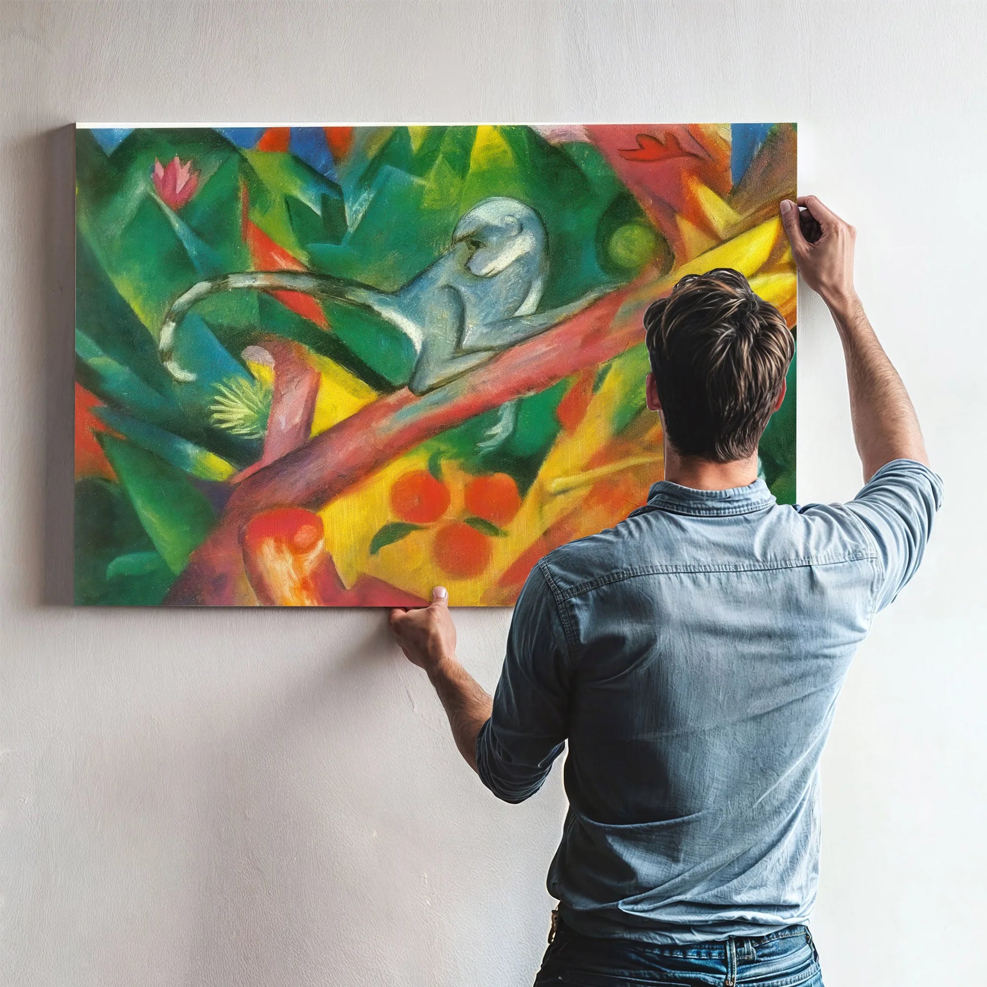 The Monkey by Franz Marc Fine Art Print