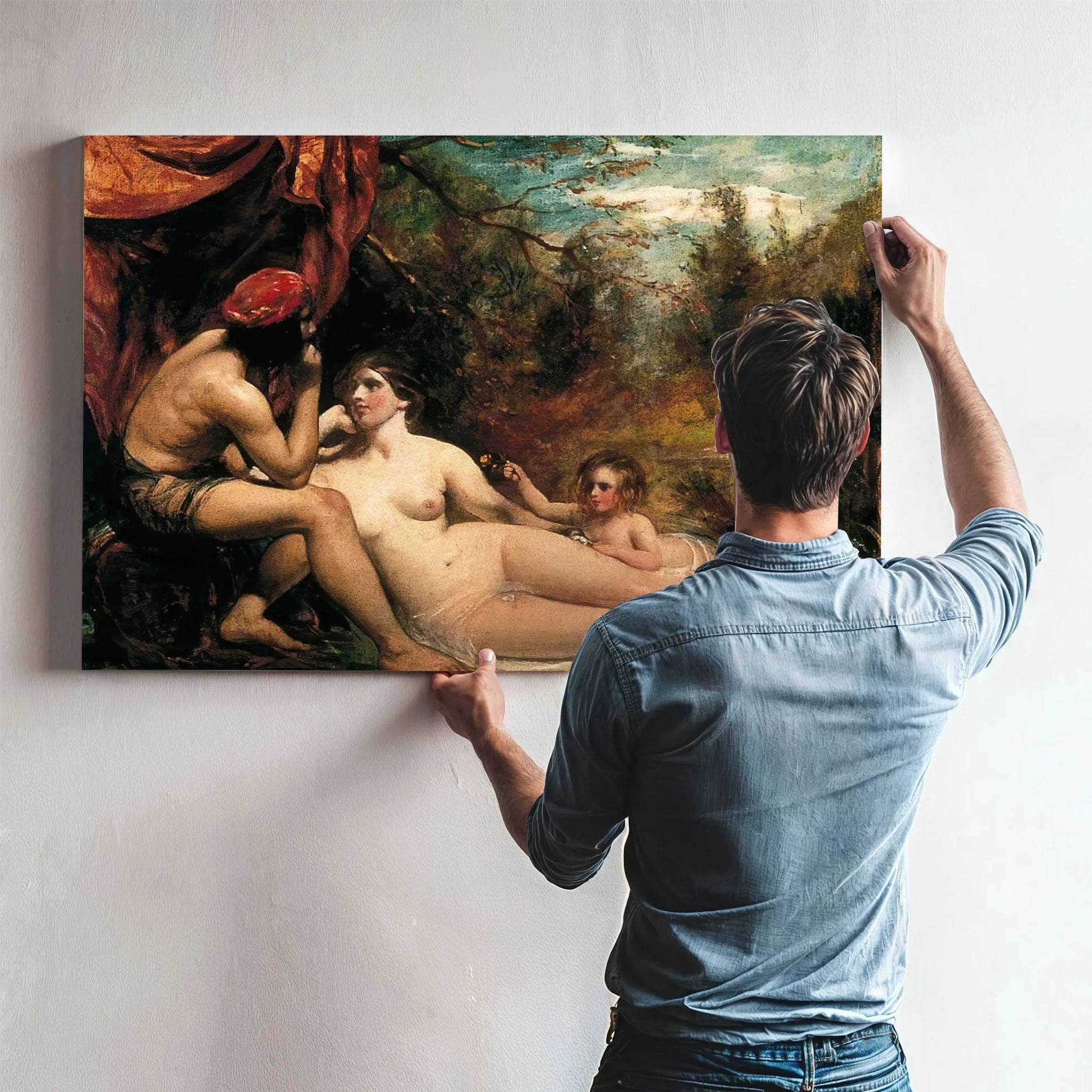 Flowers Of The Forest By William Etty Fine Art Print