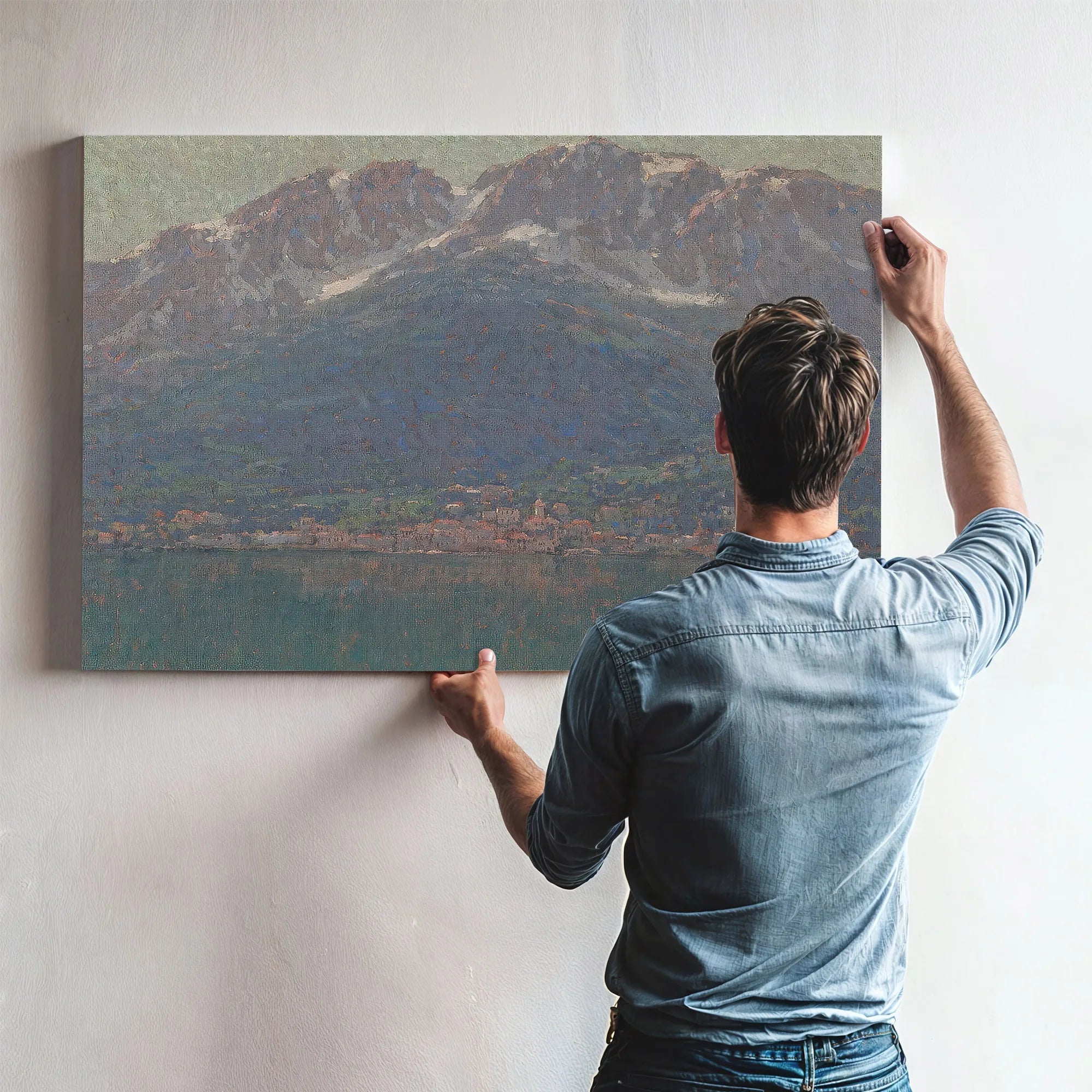 Alpine View By Edgar Payne Fine Art Print