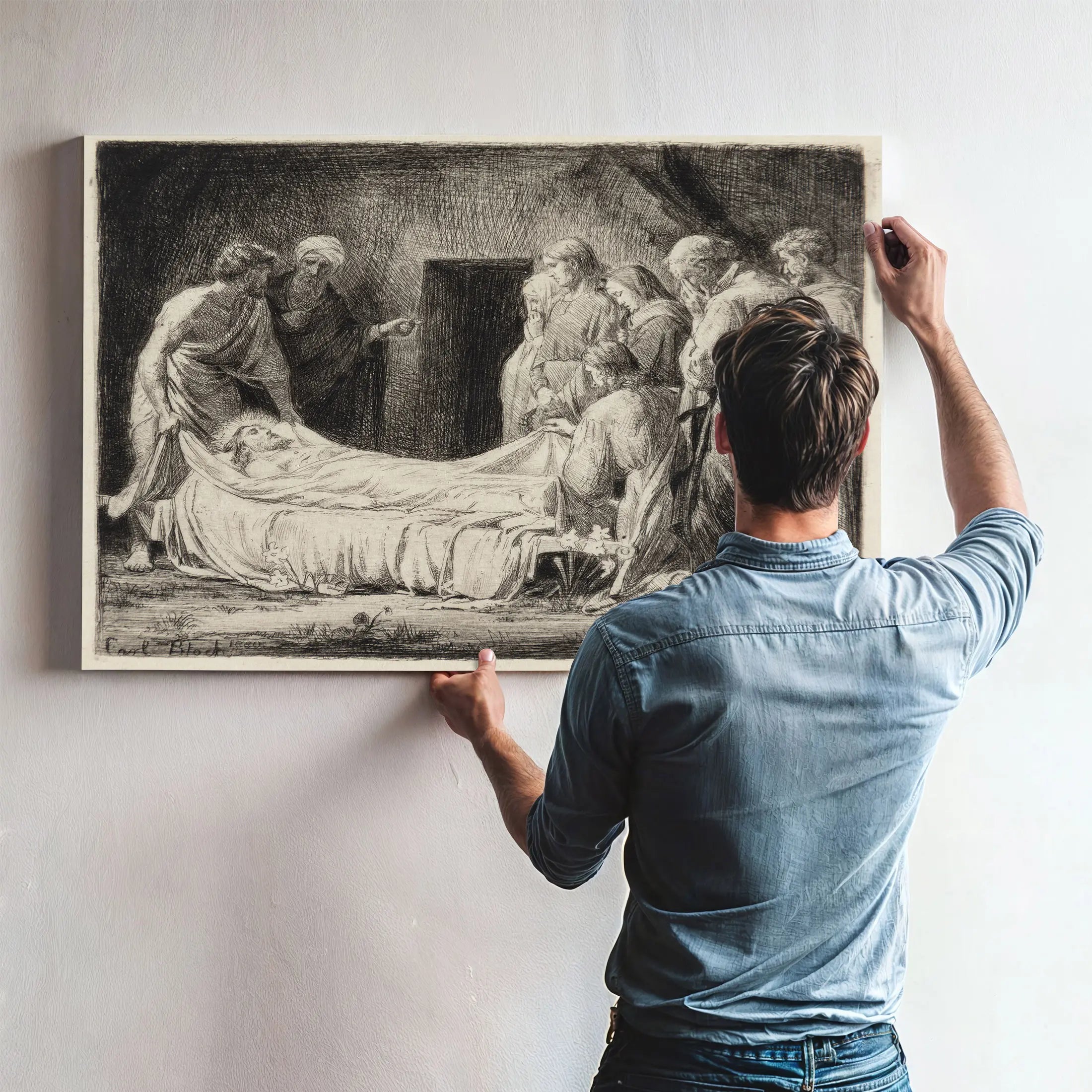 The Entombment Of Christ 19 by Carl Bloch
