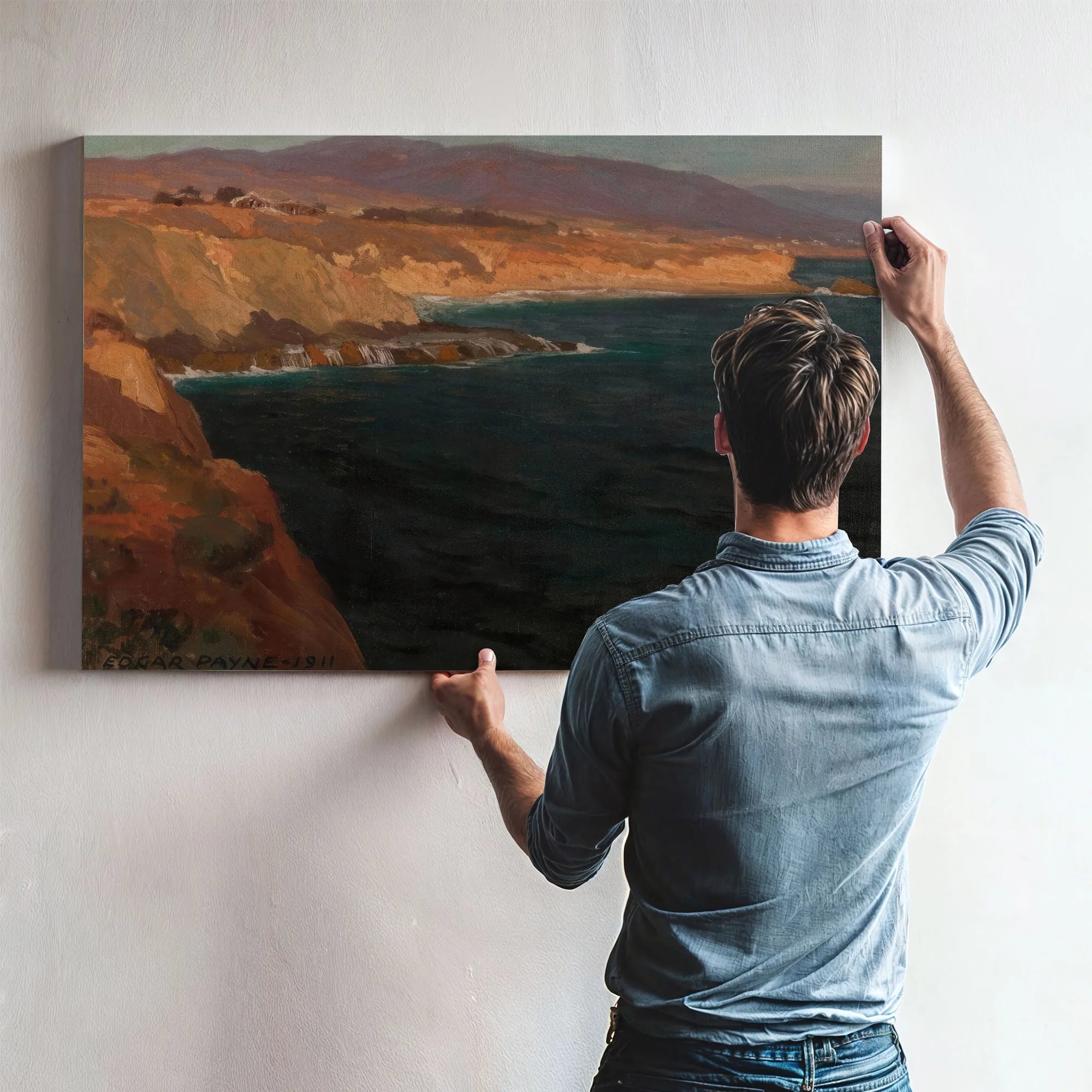 Old Laguna, 1911 By Edgar Payne Fine Art Print