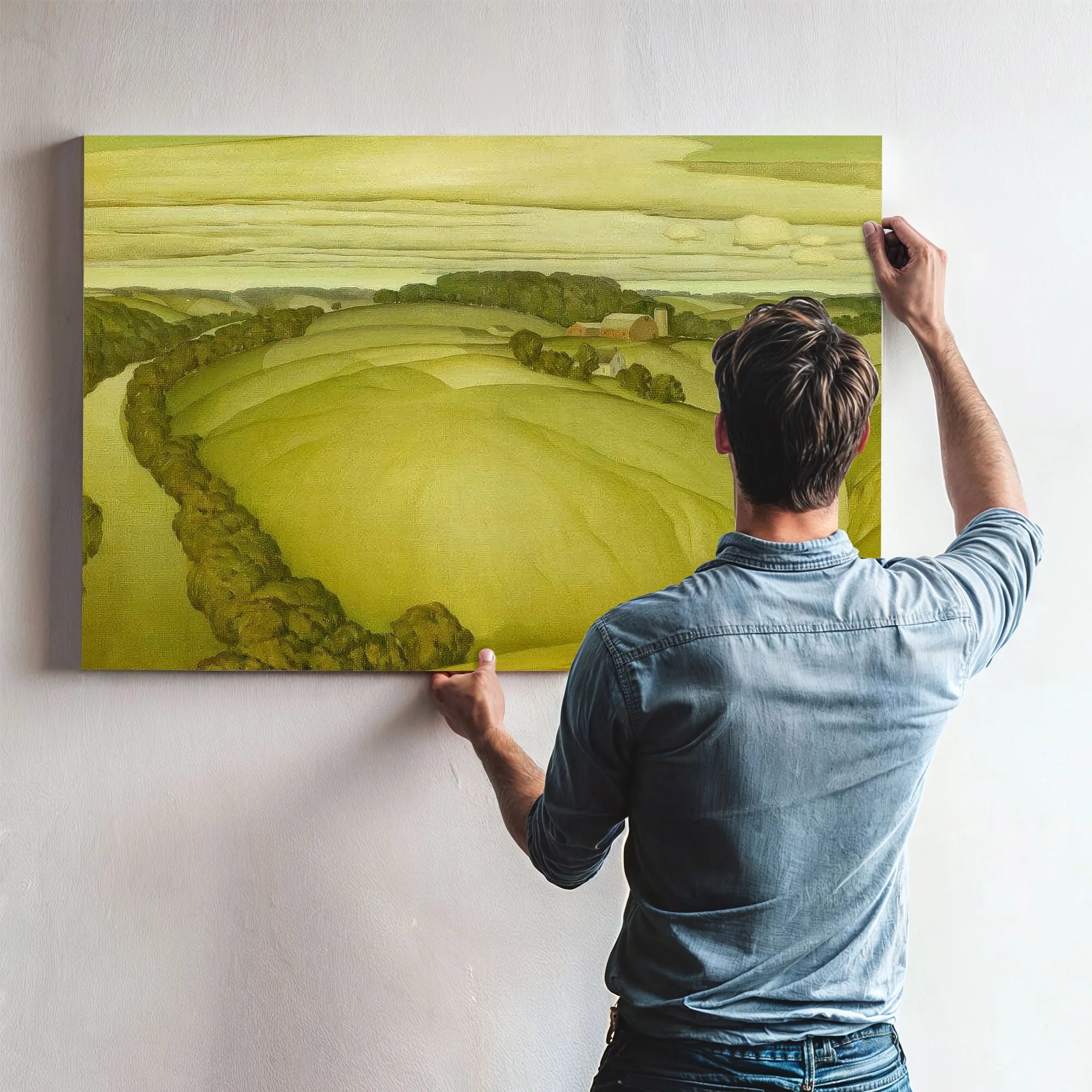 River Bend No 4 By Marvin Cone Fine Art Print