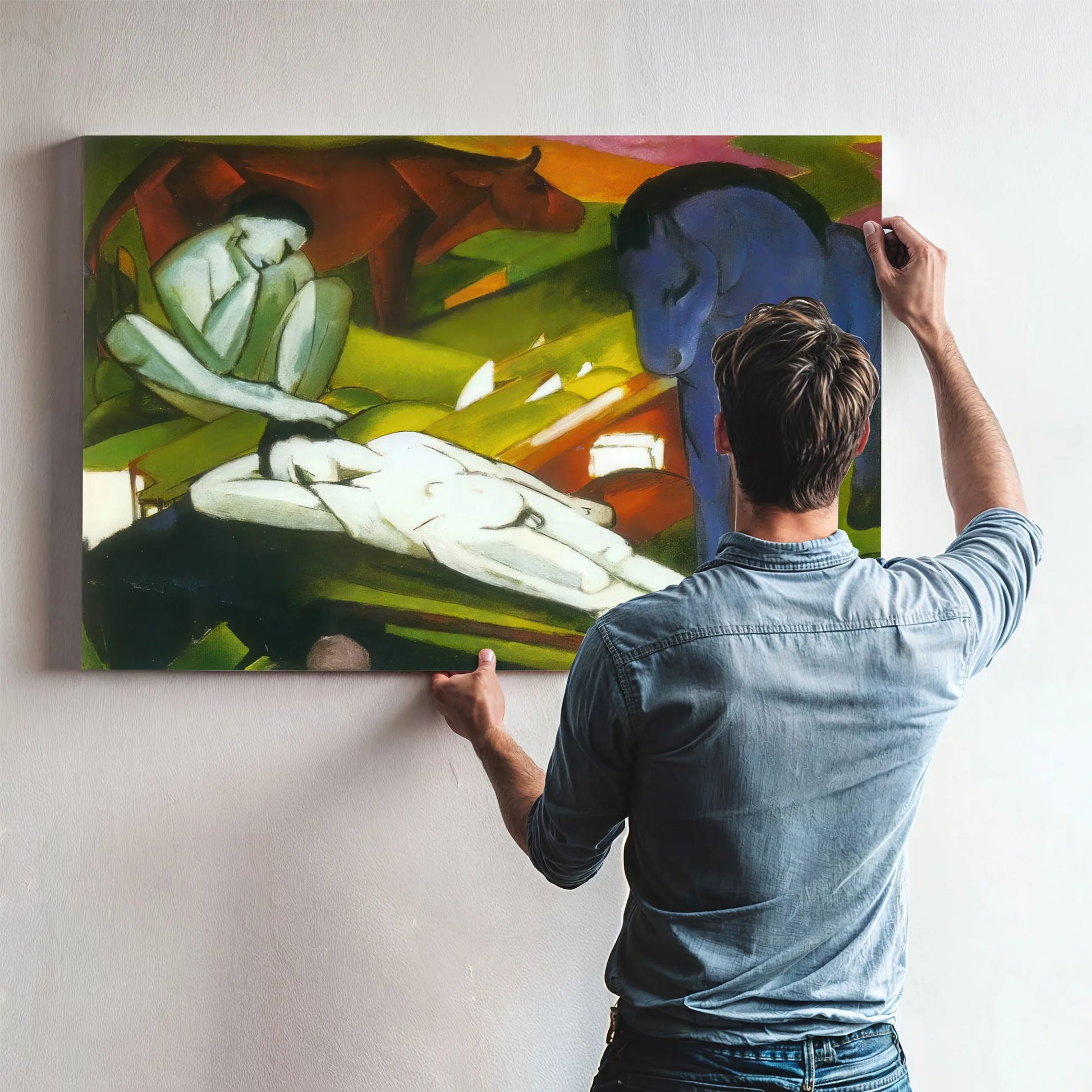 Sheperds By Franz Marc Fine Art Print