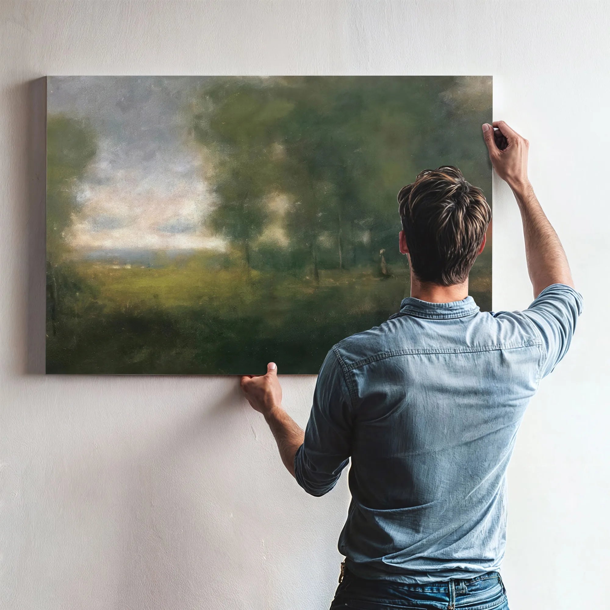 Edge Of The Woods By George Inness Fine Art Print