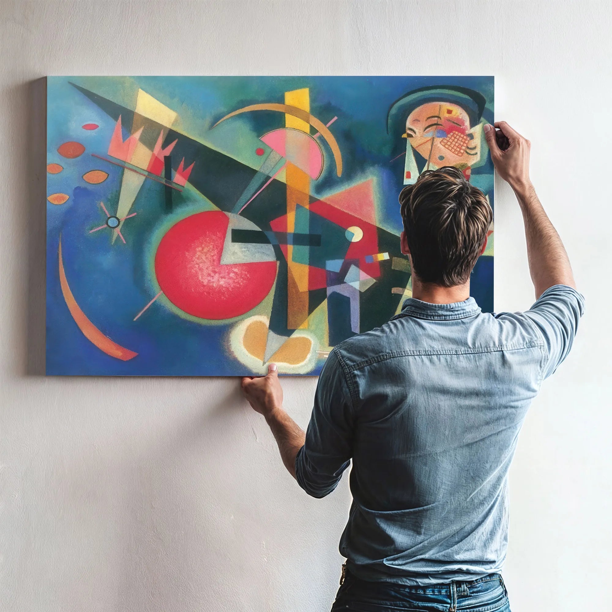 In Blue 1925 By Wassily Kandinsky Fine Art Print